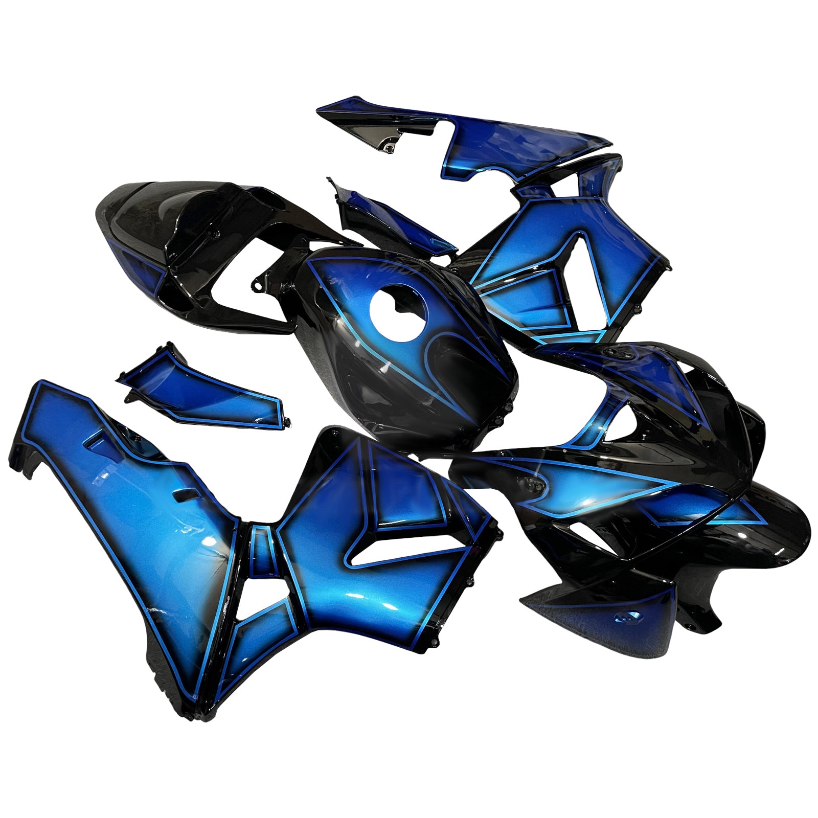 Injektionsmässa Kit Bodywork Plastic ABS för Honda CBR600RR 2005-2006 F5