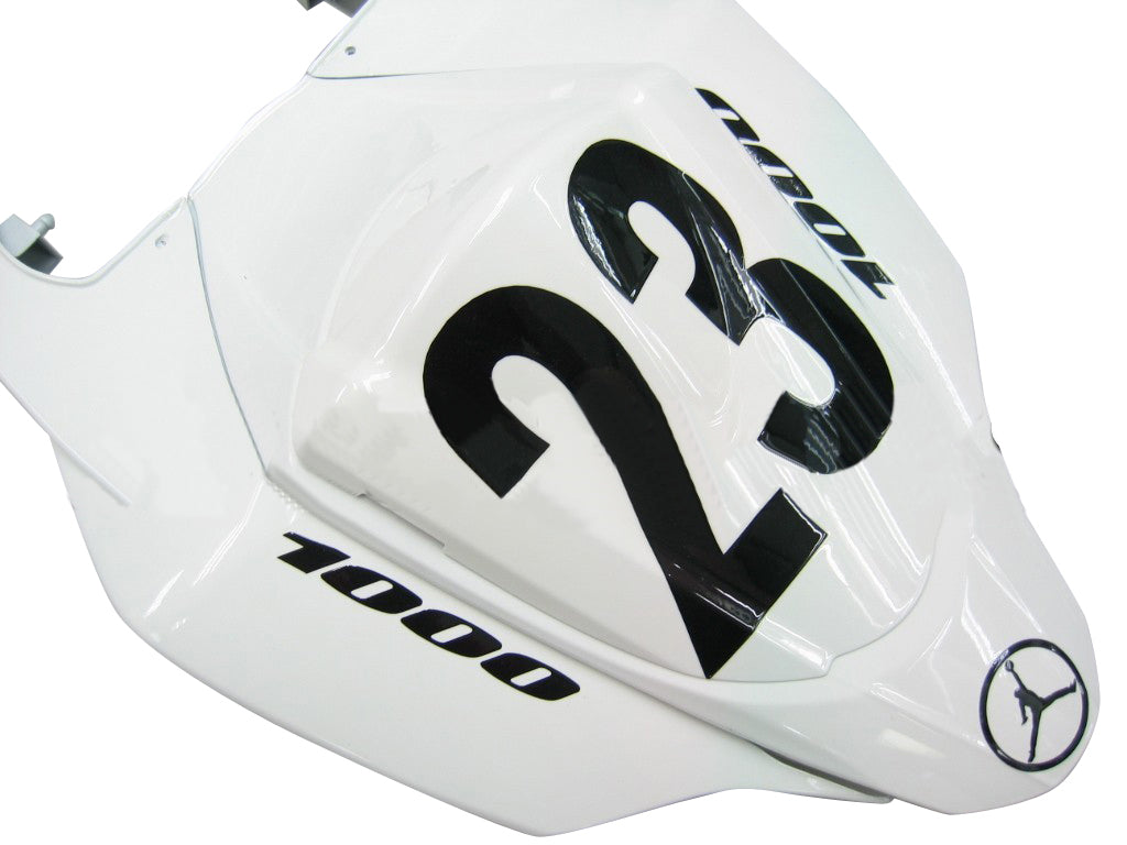 2007-2008 Suzuki GSXR 1000 White Black Jordan Racing Fairings Generic