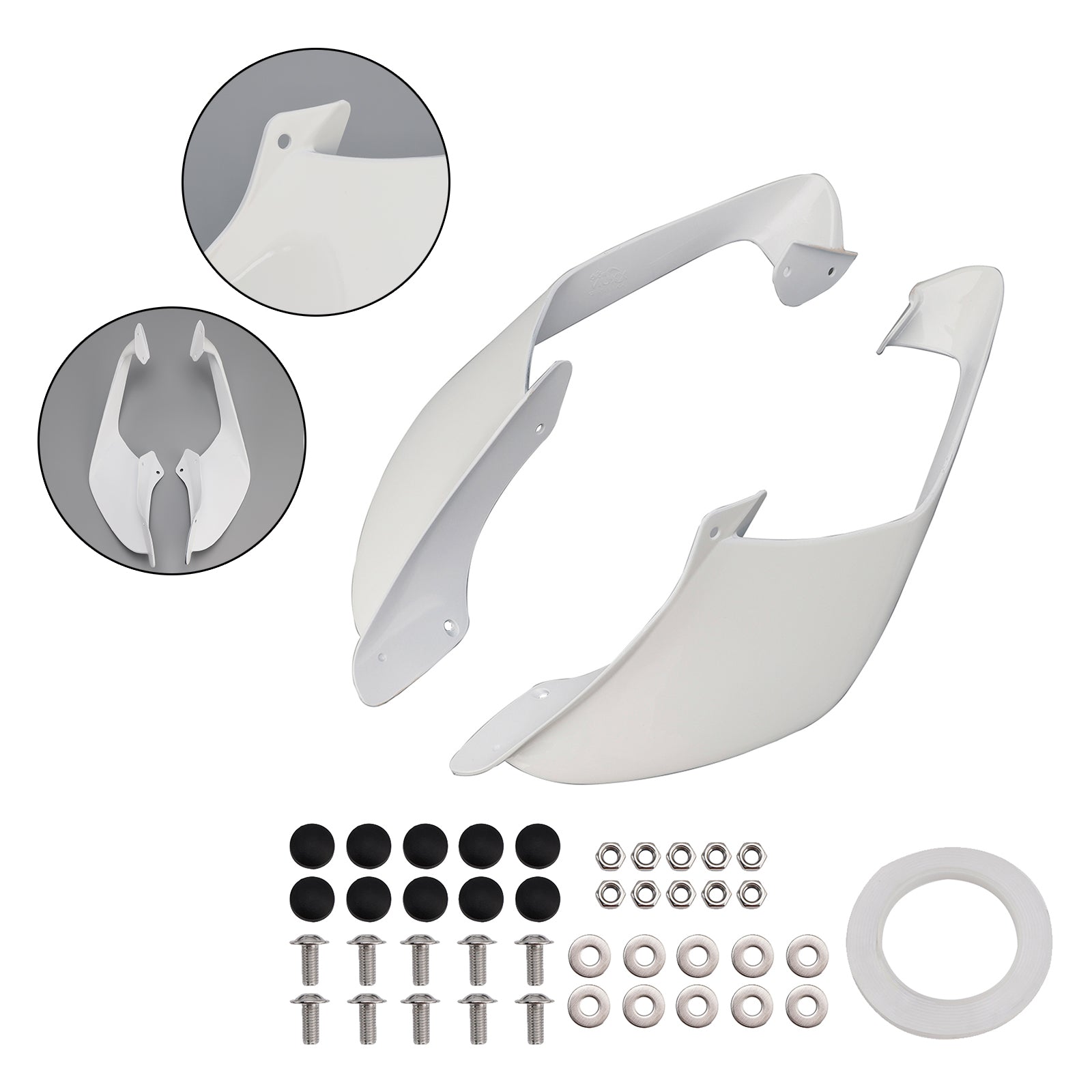 2021-2024 Yamaha YZF R1 R1M ailes latérales avant ailes becquet carénage