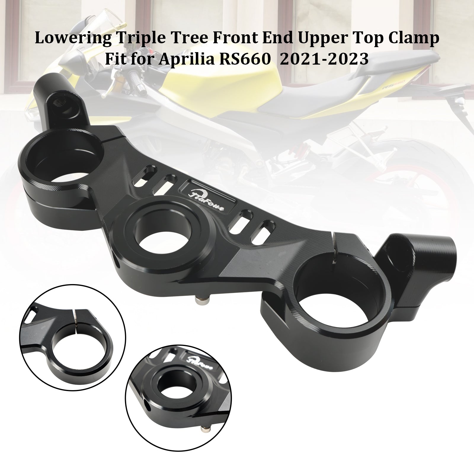 2021-2023 Aprilia RS660 Lowering Triple Tree Front Upper Top Clamp