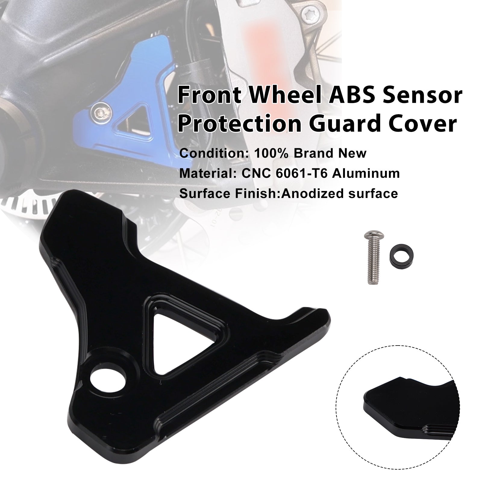 Garde de Protection de capteur ABS de roue avant pour BMW R1300GS/ADV 23-25