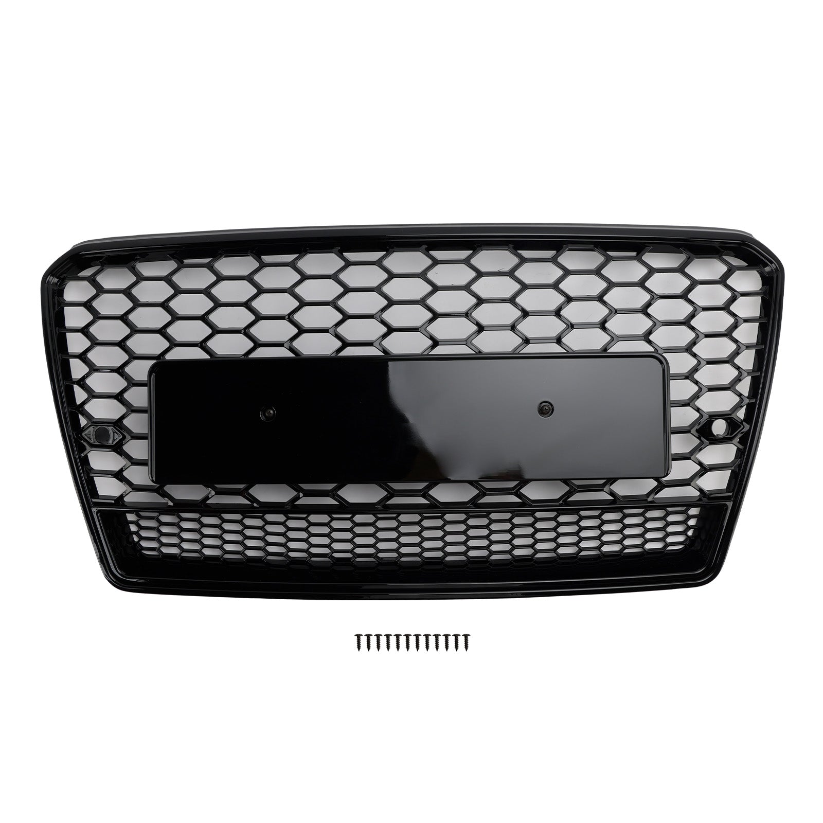RS7 Style Honeycomb Mesh Front Grill Grille Fit Audi A7/S7 2012-2015 Black