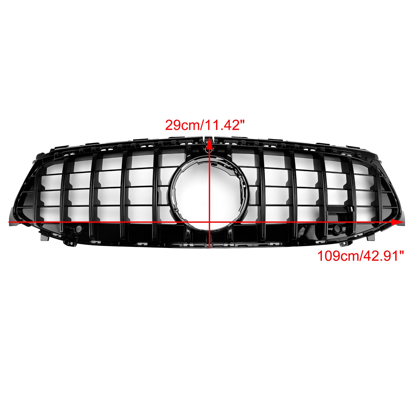 2024-2025 Mercedes CLA-Class W118 C118 Black Front Bumper Grille Grill