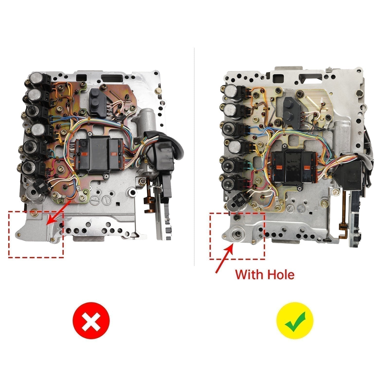 2005-2019 NISSAN FRONTIER kleplichaamsolenoïde met TCM RE5R05A