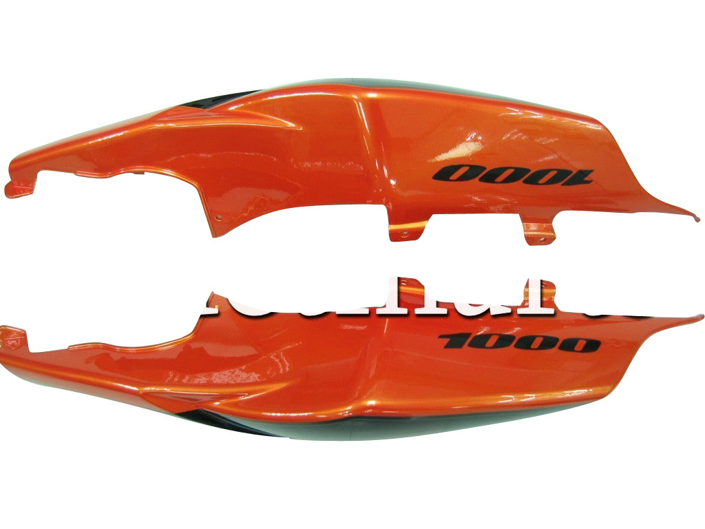 2007-2008 Suzuki GSXR 1000 Orange Metallic & Black Jordan Racing Fairings Generic