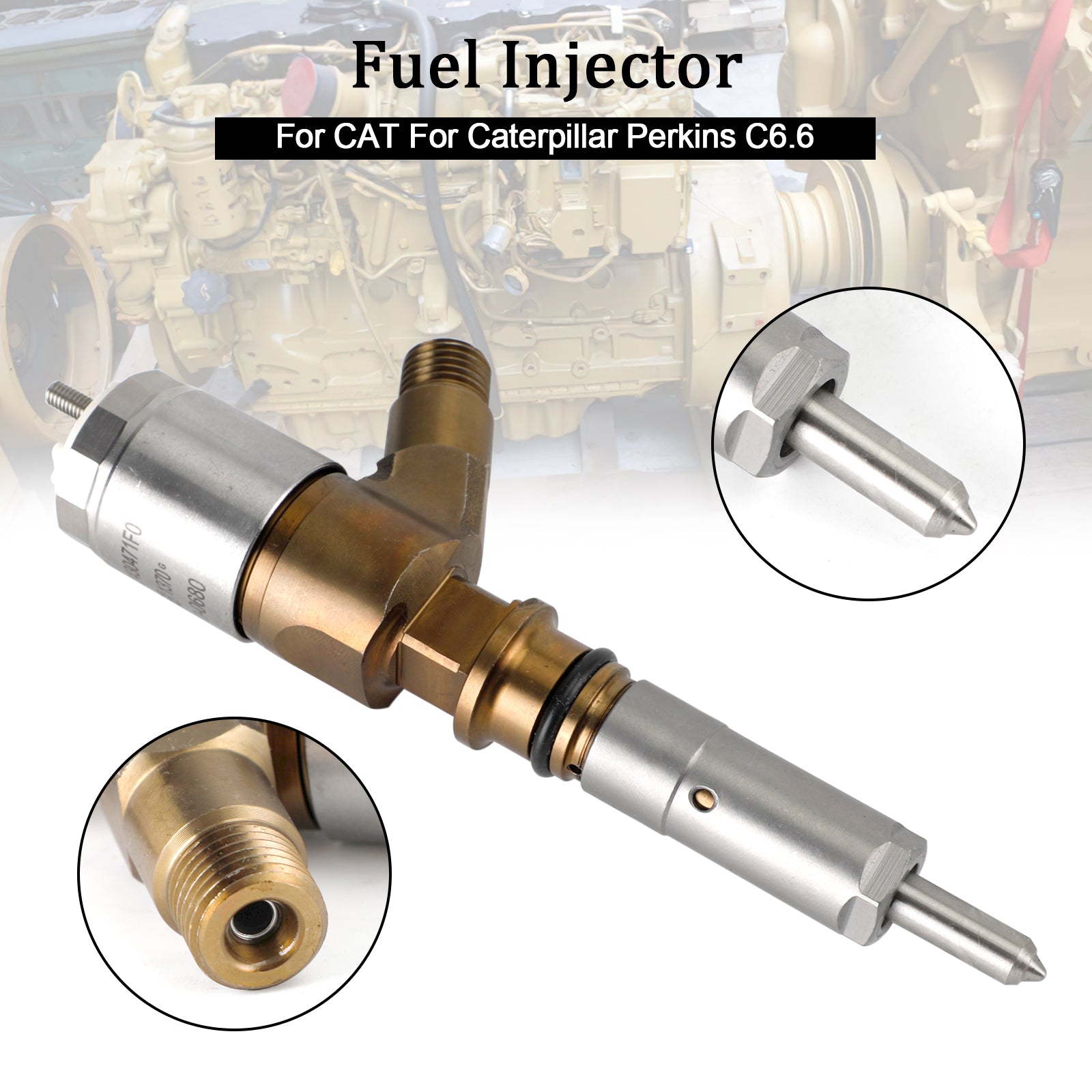 1 STKS Brandstofinjector 2645A747 Fit KAT Fit Caterpillar Perkins C6.6 320-0680