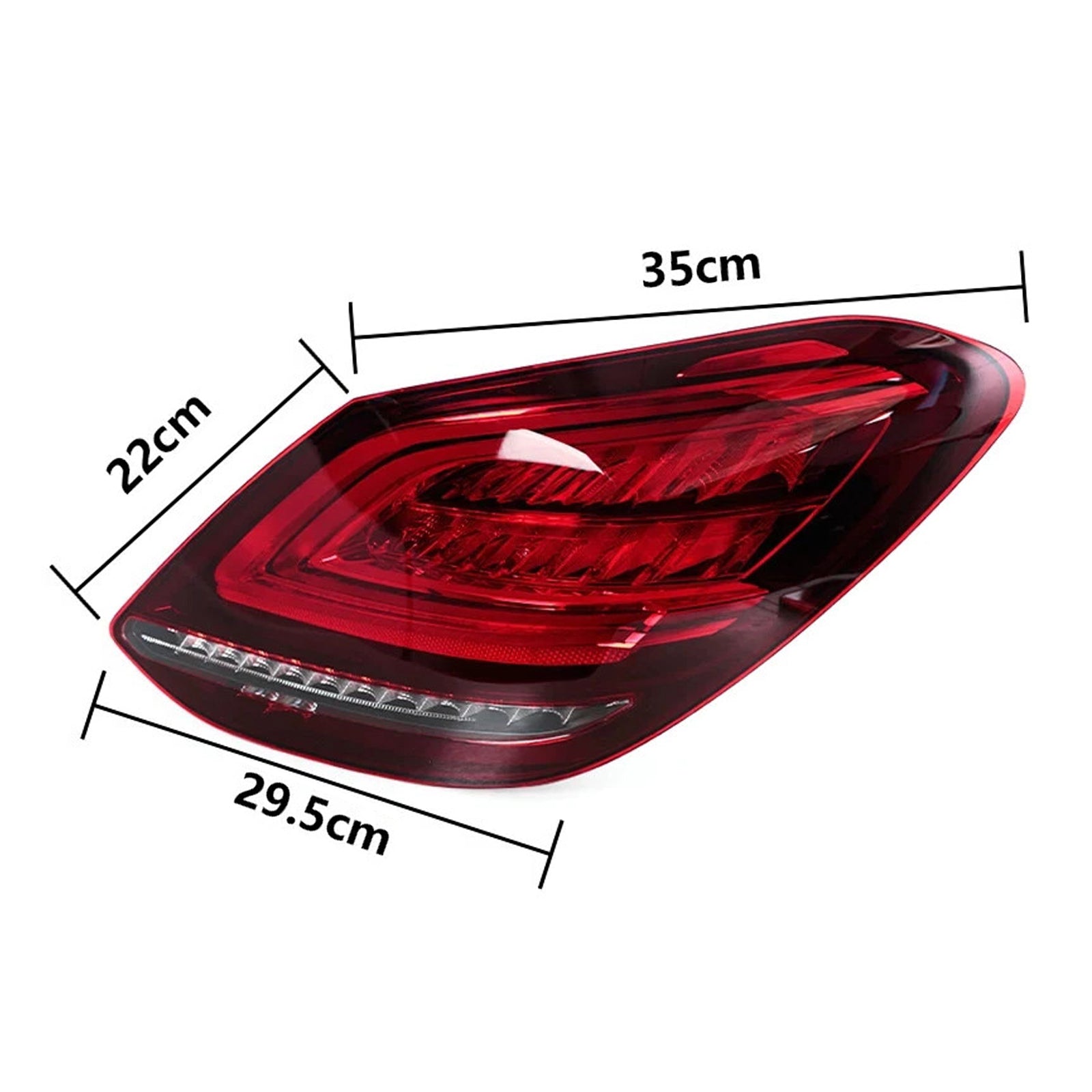 Right LED Rear Tail Light Brake Lamp For Mercedes Benz C-Class W205 2019-2021