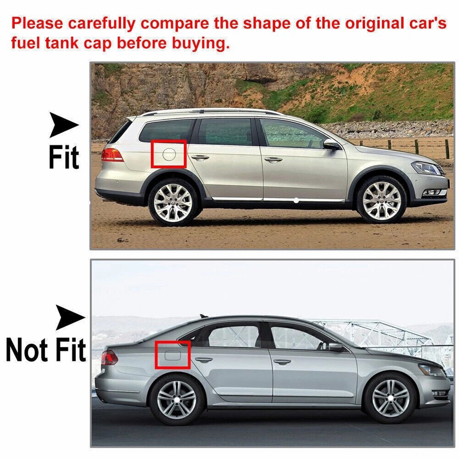 Fuel Gas Tank Filler Door Lid Cover 3AD809857 For VW Passat B7 2012-2015