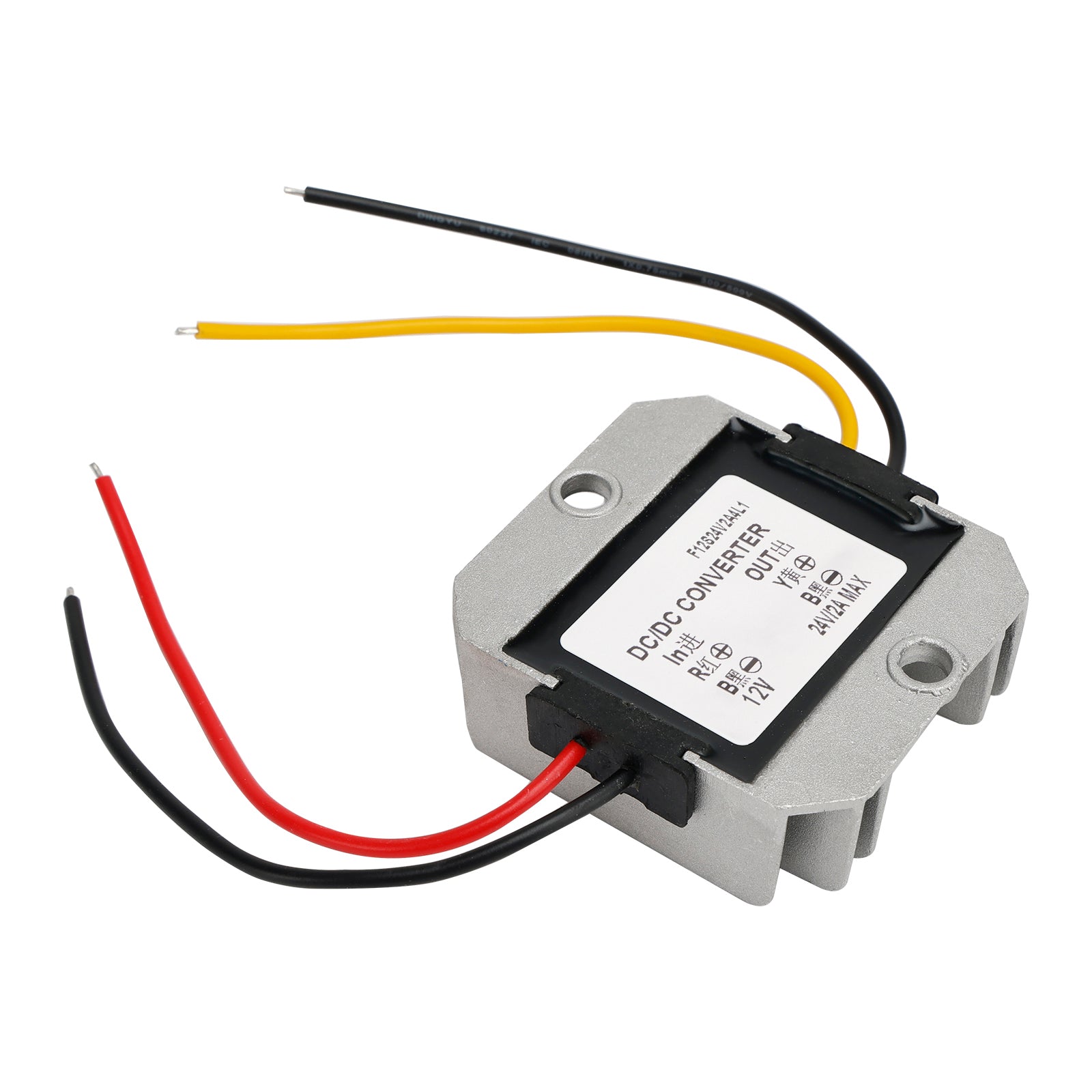 Régulateur de convertisseur d'alimentation élévateur étanche DC 12V à 24V 2A