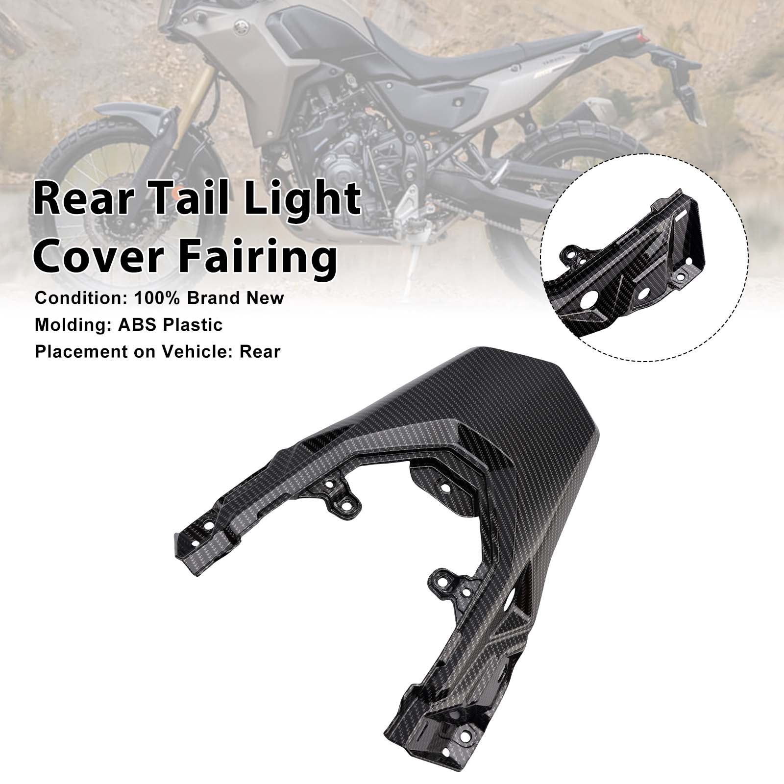 2025-2026 For Yamaha Tenere 700 T700S Rear Tail Light Cover Fairing