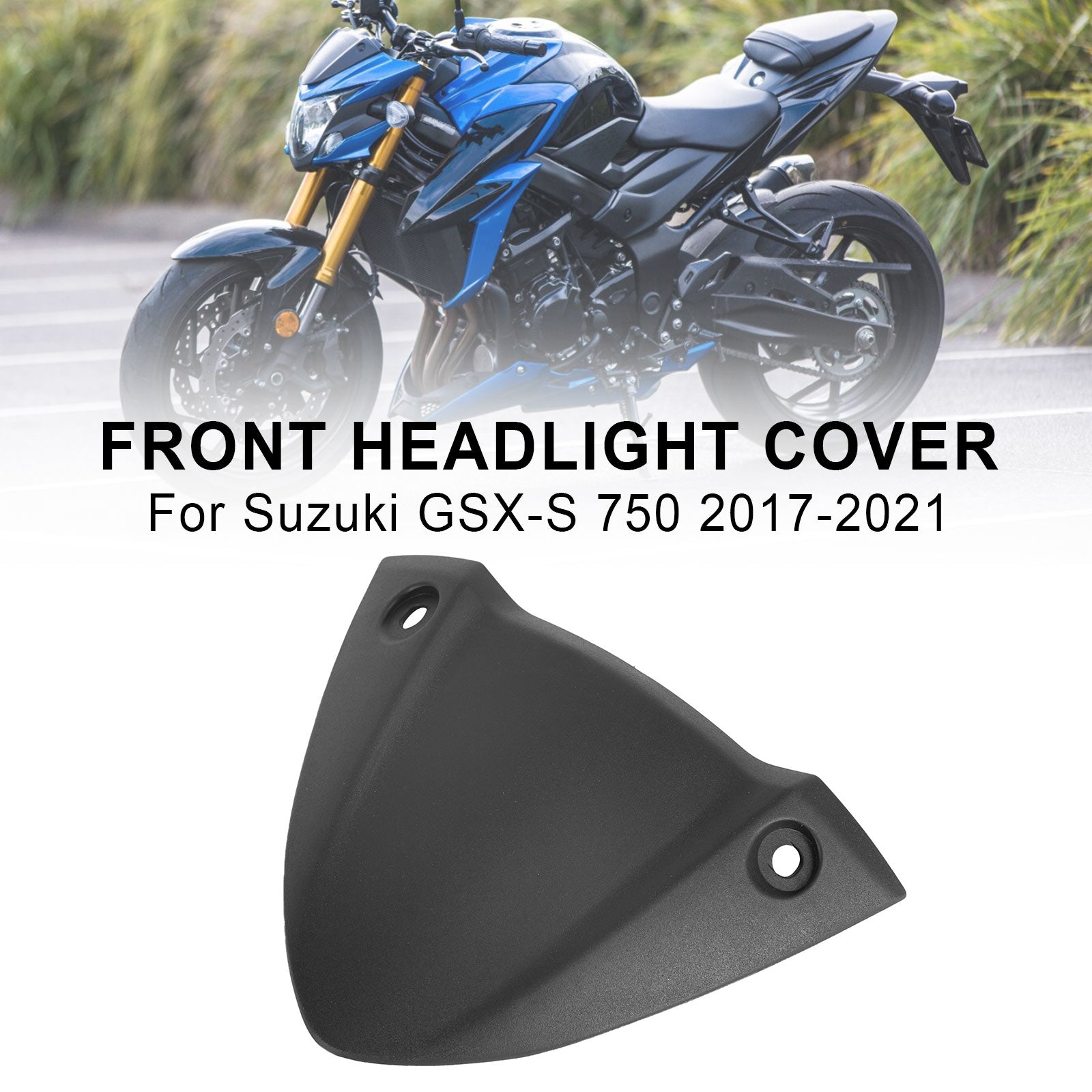 Unpainted Front Nose Headlight Cover Fairing For Suzuki GSX-S 750 2017-2024