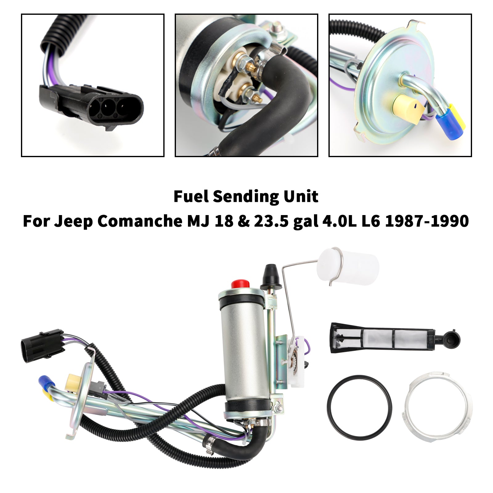 Gas Tank Sending Unit w/ F.I. w/ the Fuel Pump Fit Jeep Comanche MJ 1987-1990