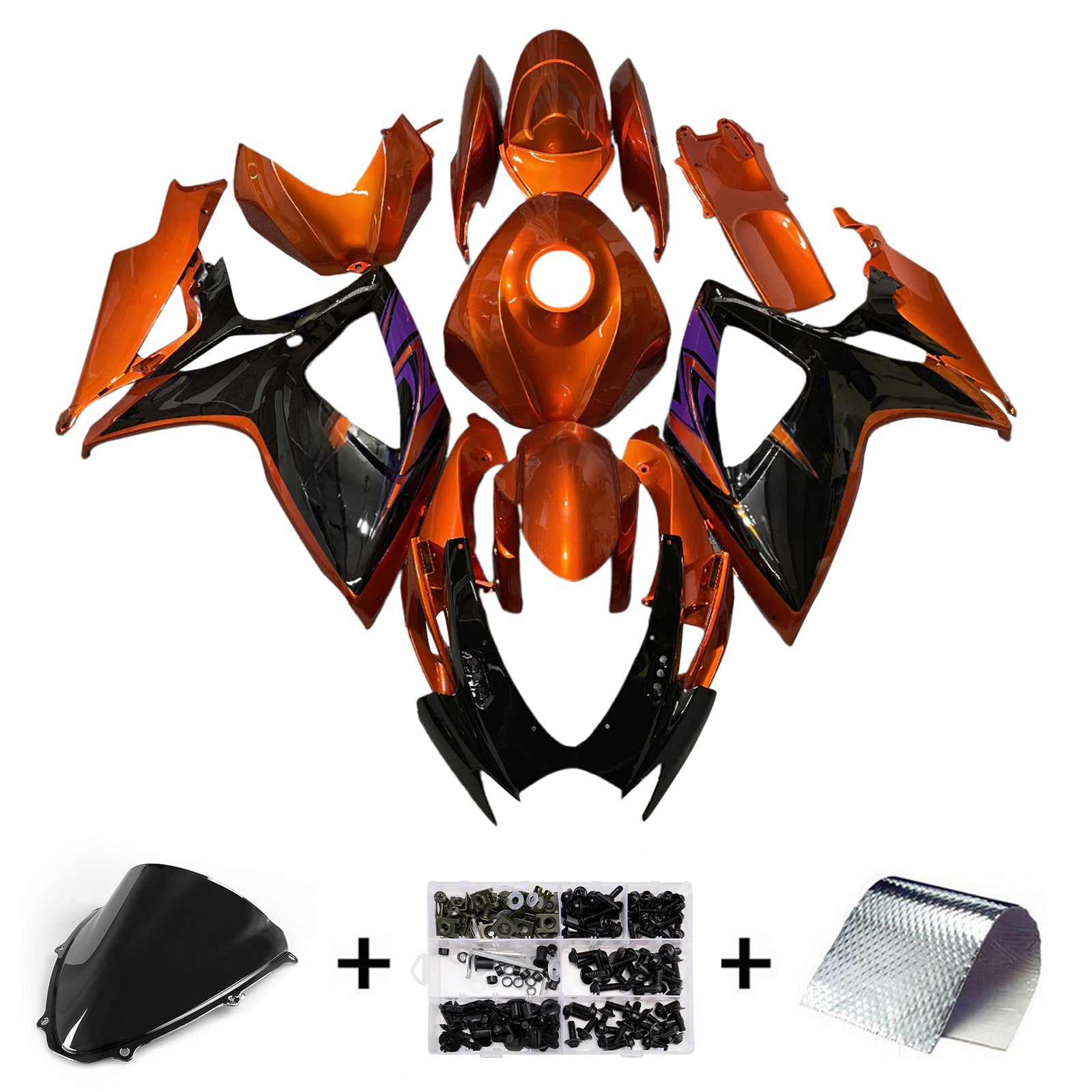 Kit de carénage injection Bodywork Abs en plastique pour Suzuki GSXR 600/750 2006-2007 K6