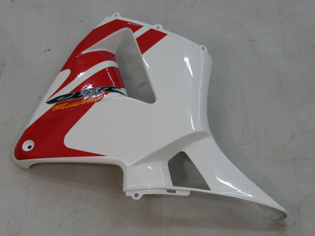 2005-2006 Honda CBR 600 RR White & Red CBR Racing Fairings Generic