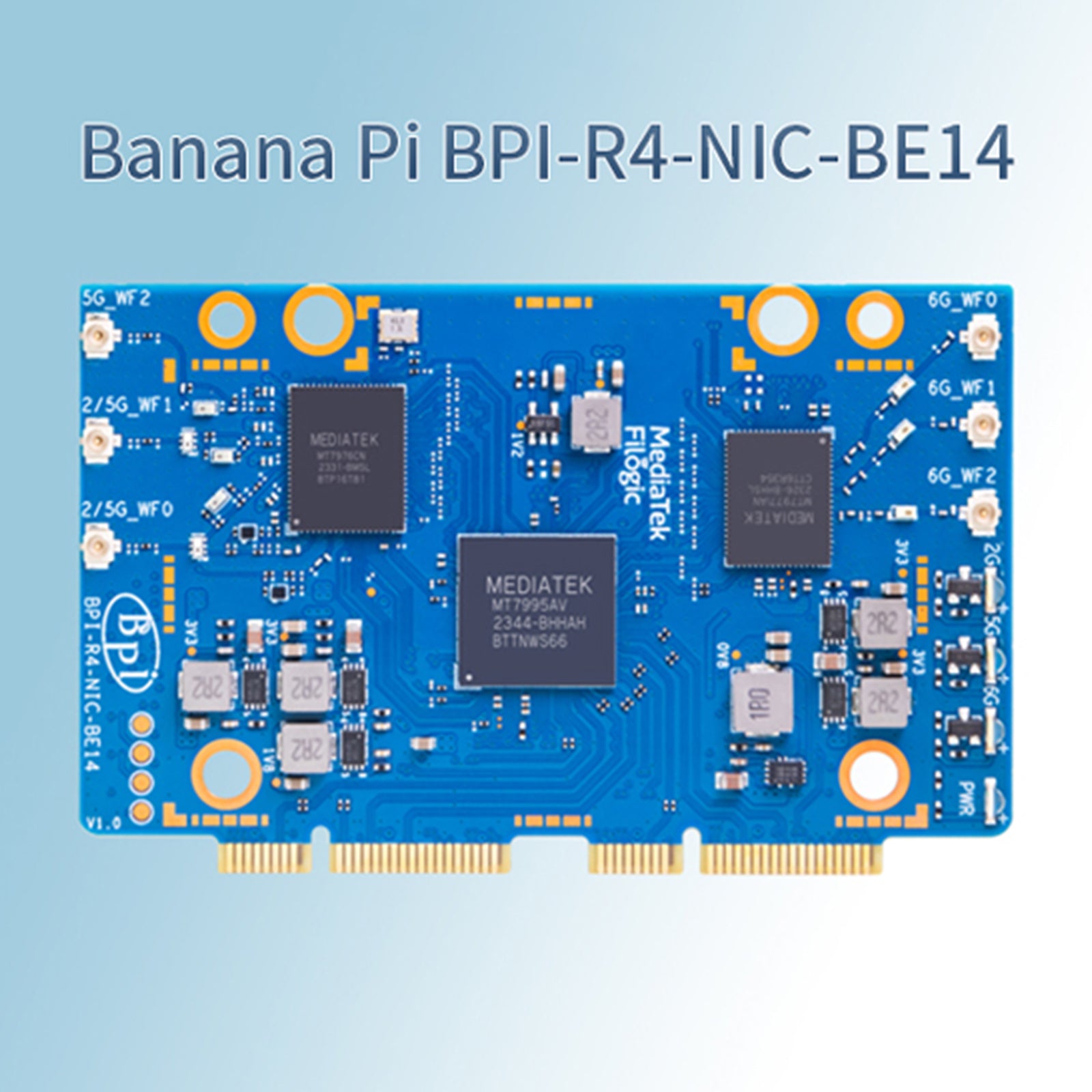 Module de routeur Open Source BPI-R4-NIC-BE14 BPI-R4-WiFi7 Module banane Pi R4 WiFi7