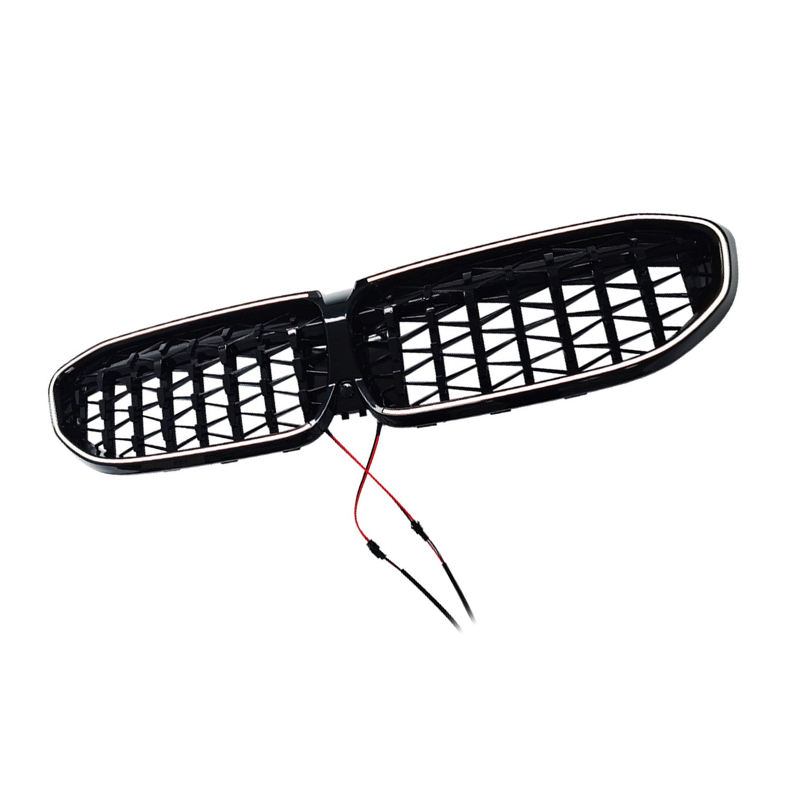 Diamond Kidney Grille Grill 51138072085 Fit BMW 3 Series G20 2019-2022 Black