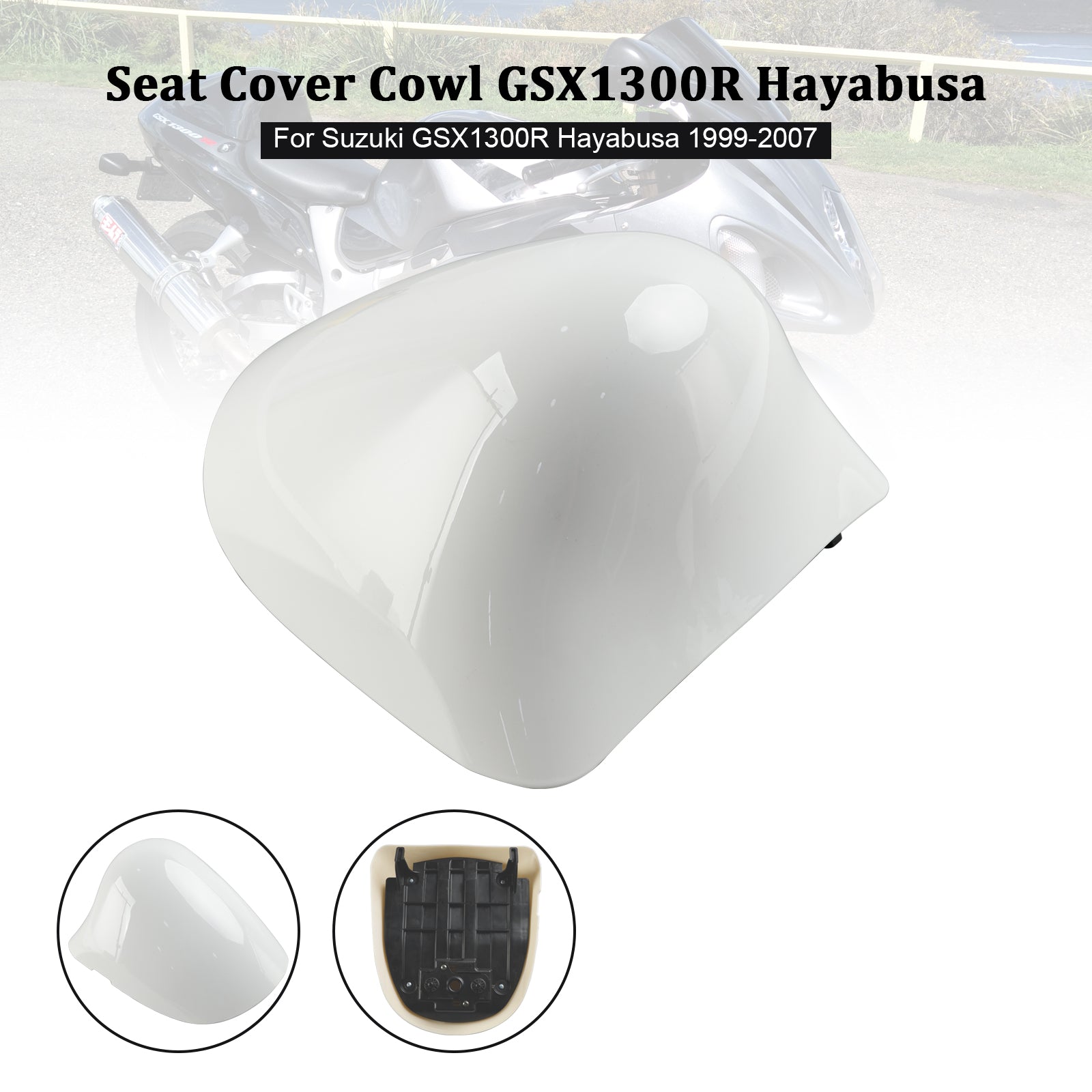 Rear Seat Fairing Cover For Suzuki GSX1300R GSX-R1300 Hayabusa 1999-2007