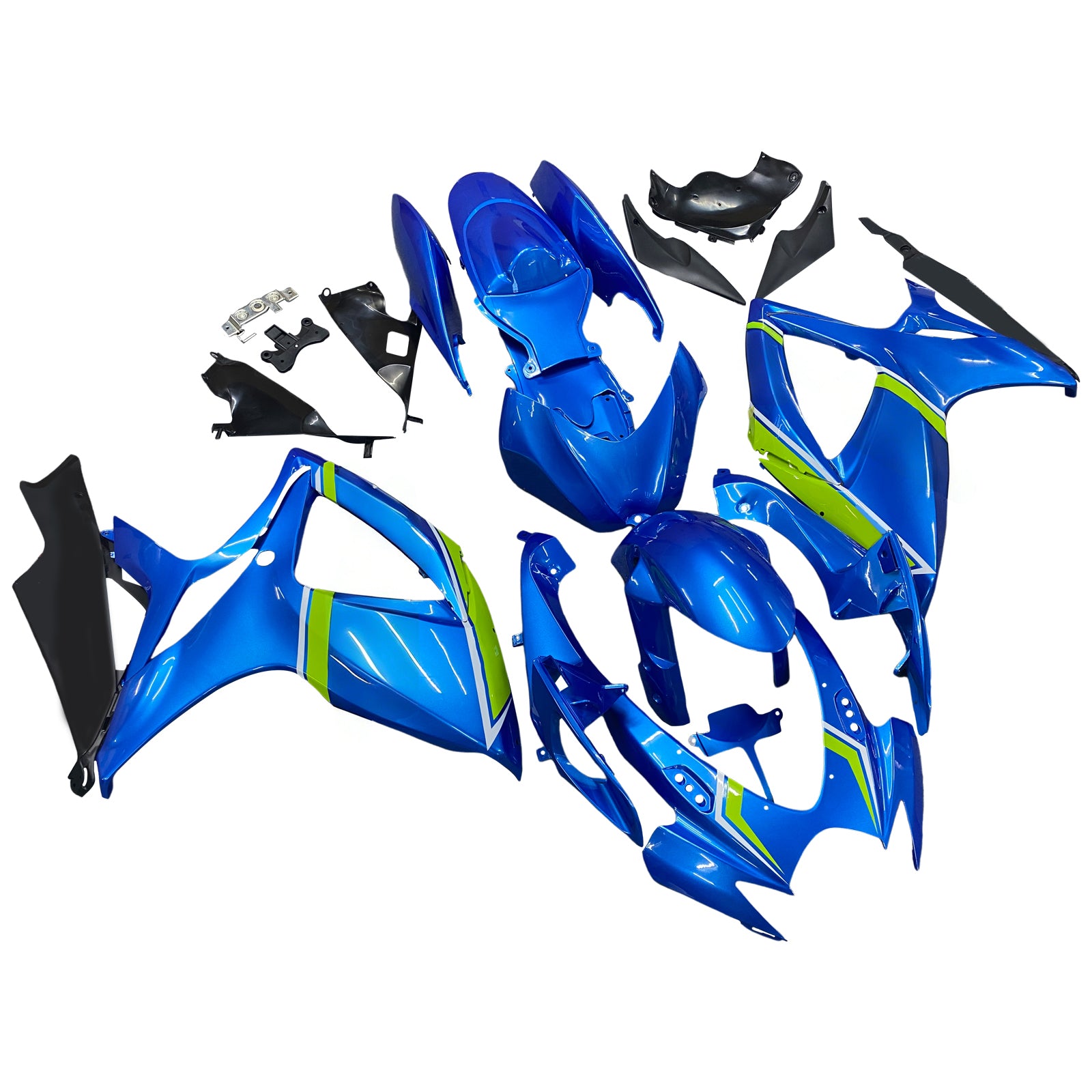 Einspritzverkleidungssatz Karosserie Kunststoff ABS für Suzuki GSXR 600/750 2006-2007 K6
