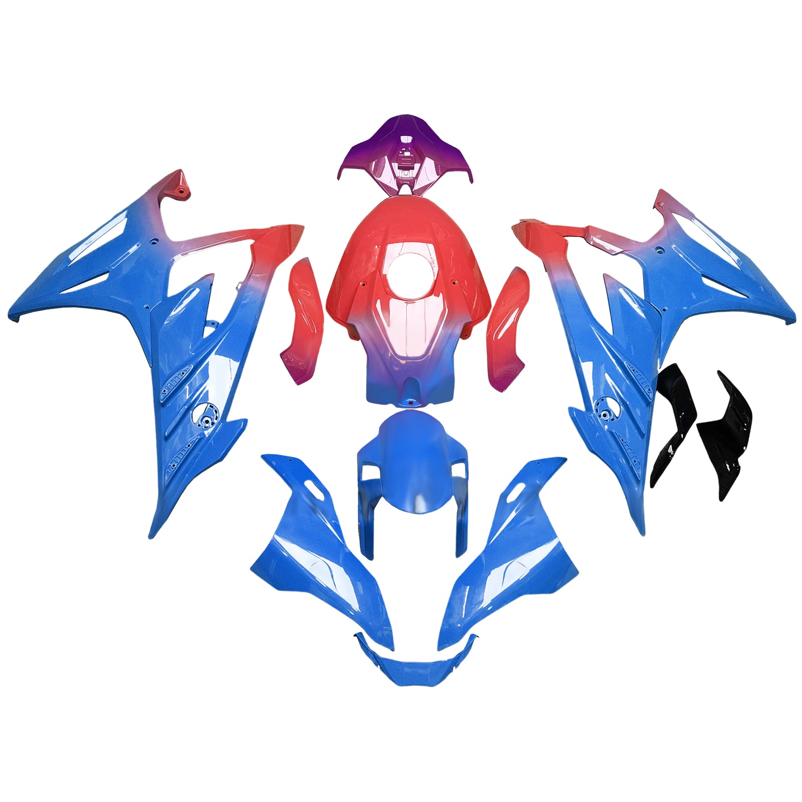 2023-2024 BMW S1000RR Kit de carénage d'injection carrosserie plastique ABS