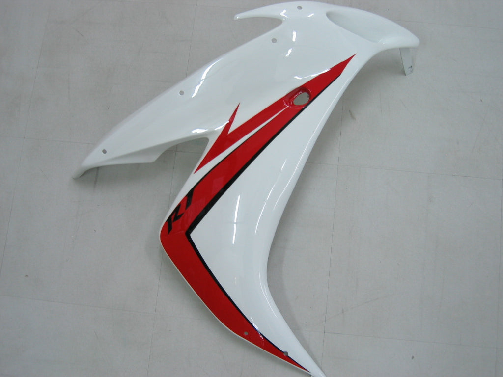 2004-2006 Yamaha YZF-R1 White Red Racing Fairings Generisk