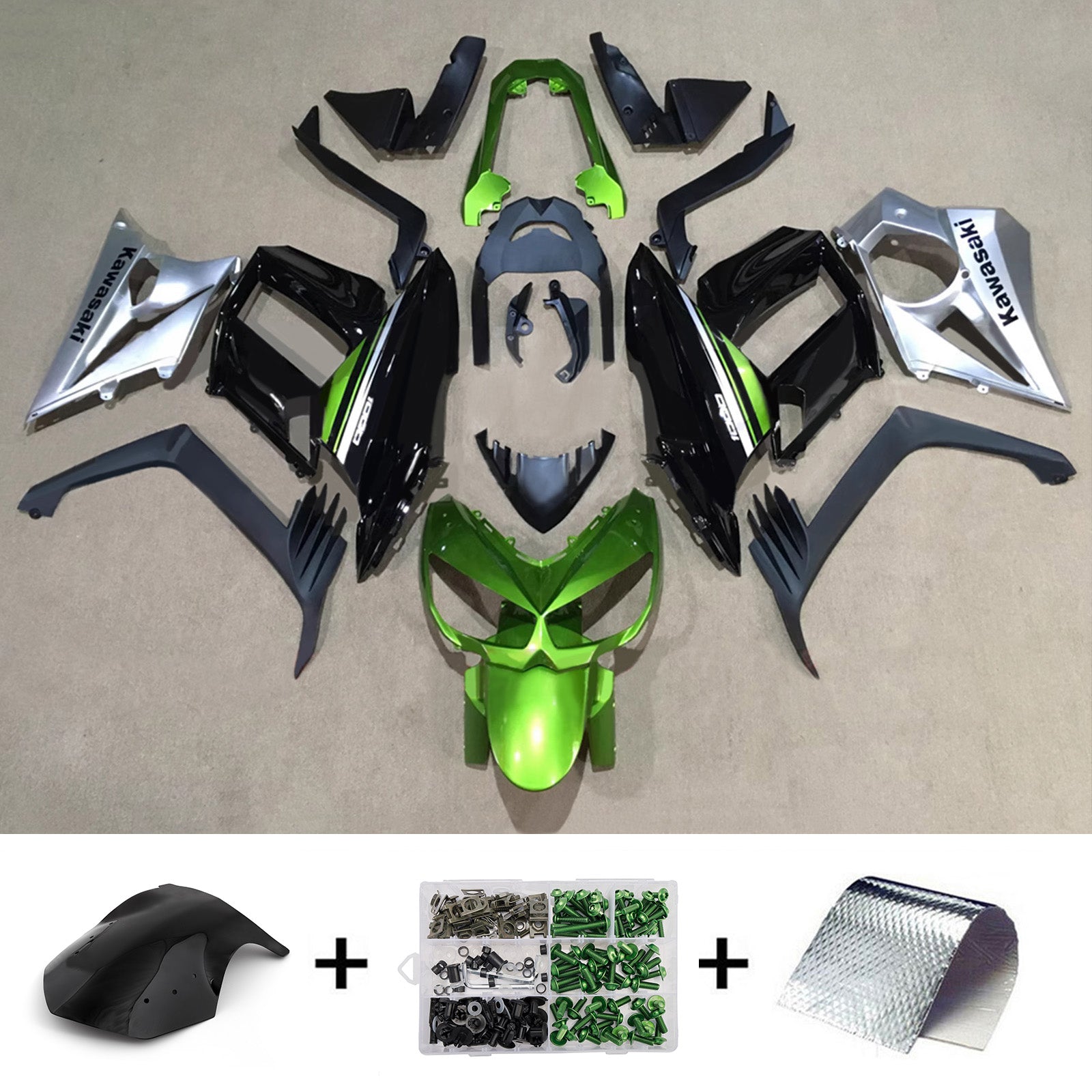 Injection Fairing Kit Bodywork Plastic ABS fit For Kawasaki Z1000SX 2010-2015