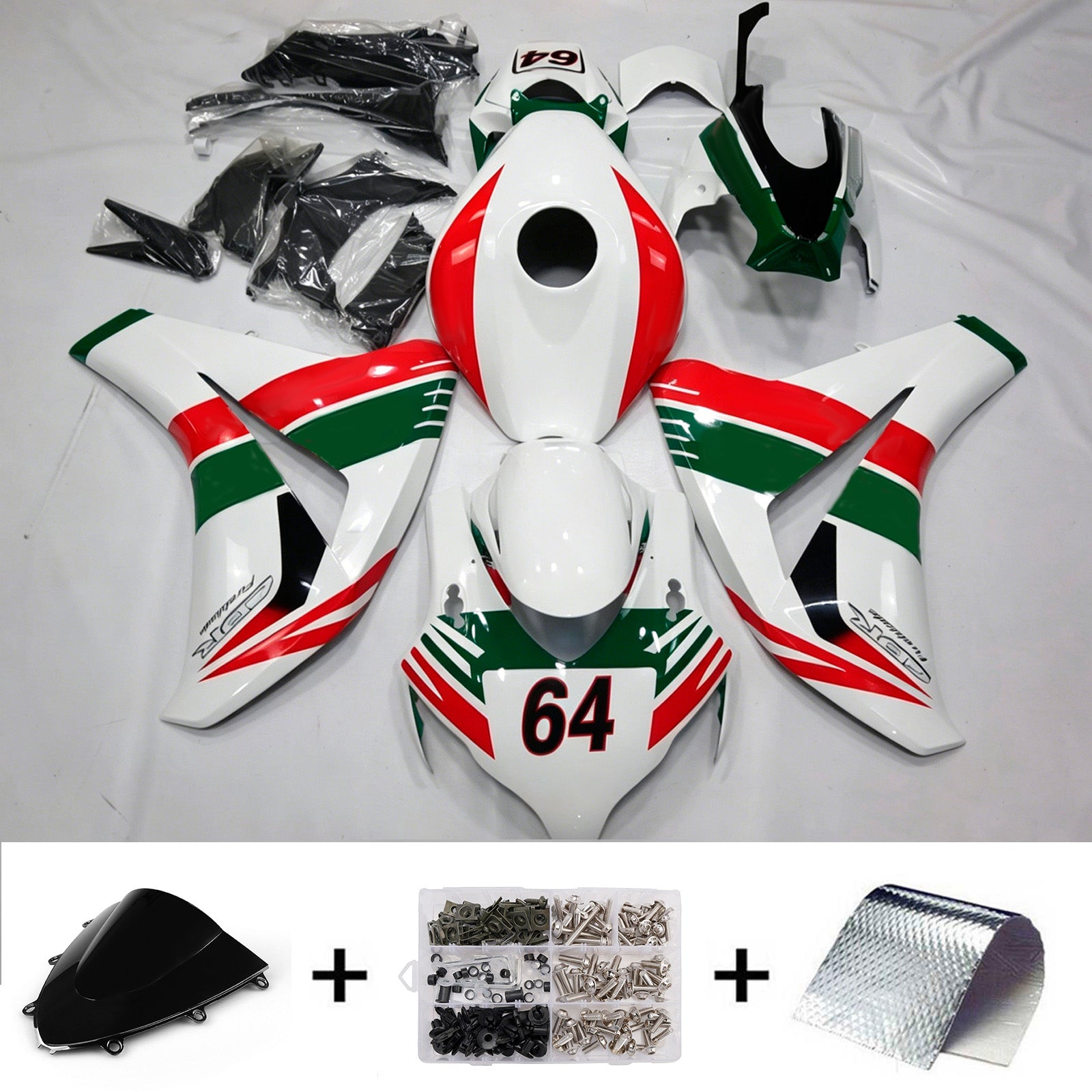 Injection Fairing Kit Bodywork Plastic ABS For Honda CBR1000RR 2008-2011