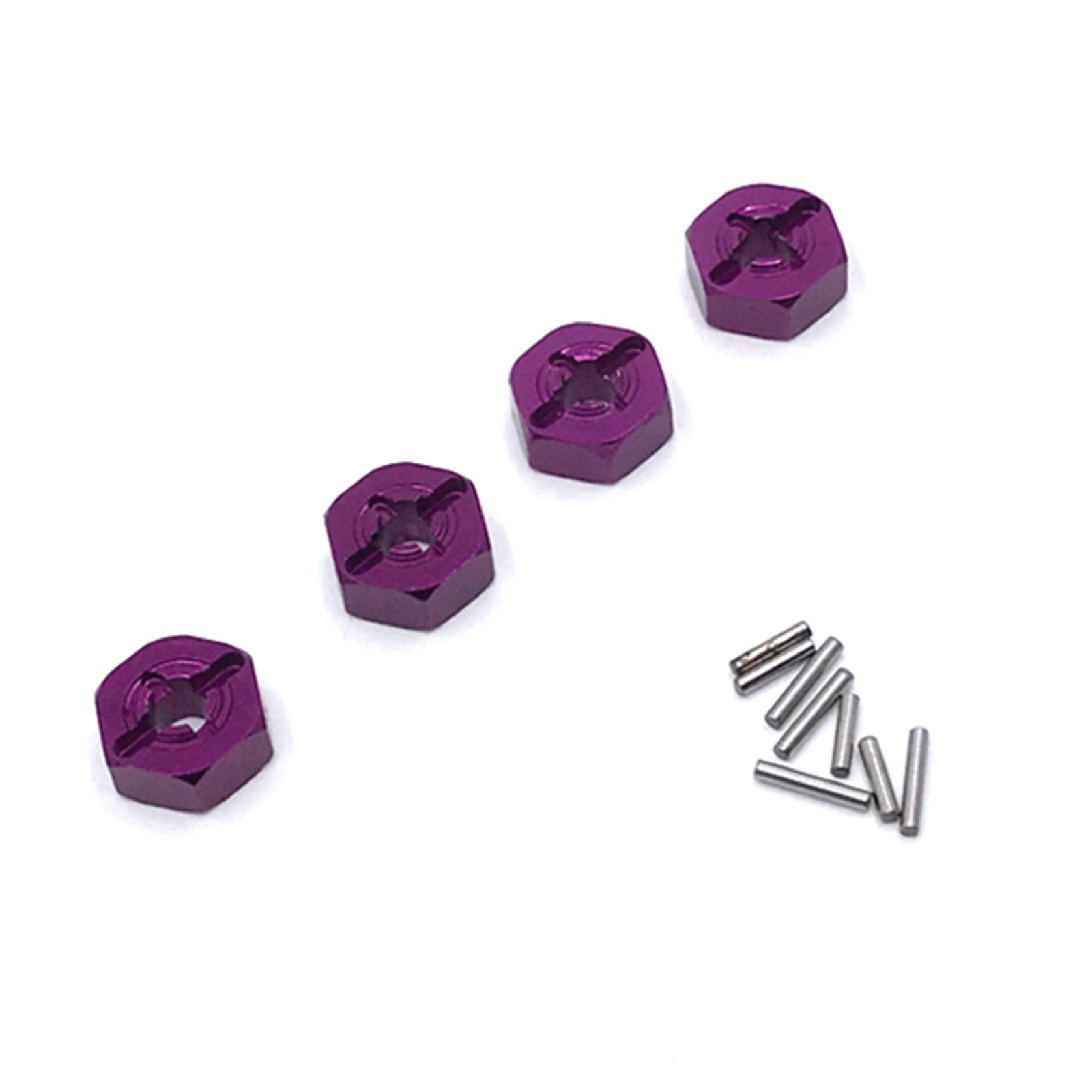 Pièces d'adaptateur hexagonal de moyeu de roue de 12mm pour Wltoys 124018 124019 144010 144001 144002