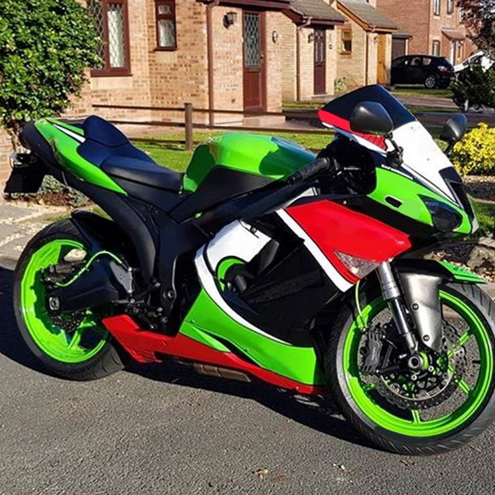 Injection Fairing Kit Bodywork Plastic ABS fit For Kawasaki ZX6R 636 2007-2008