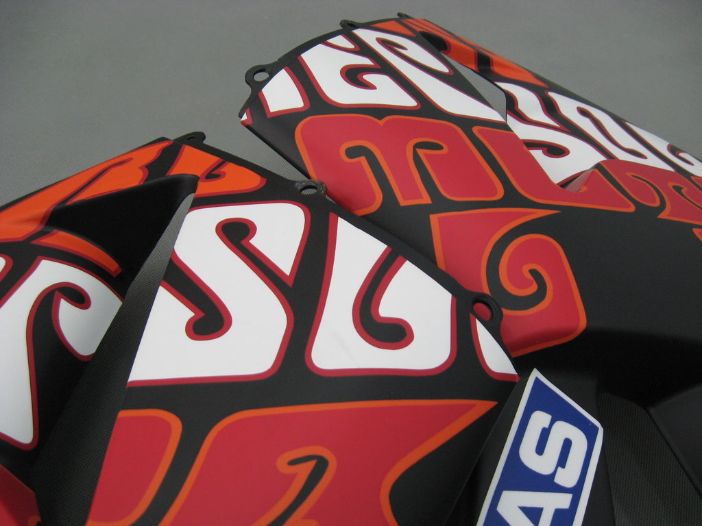 2005-2006 Honda CBR 600 RR zwart mat Valentino Rossi Racing stroomlijnkappen algemeen