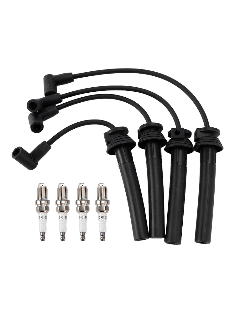 4PCS Spark Plugs Wire Set 54058 For Mini Cooper S 2002-2008-L4 1.6L
