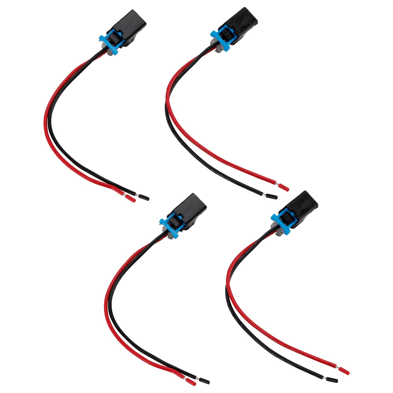 Connecteur d'injecteur de carburant, 4 pièces, Clip de prise, queue de cochon, déconnexion rapide, adapté à Buick