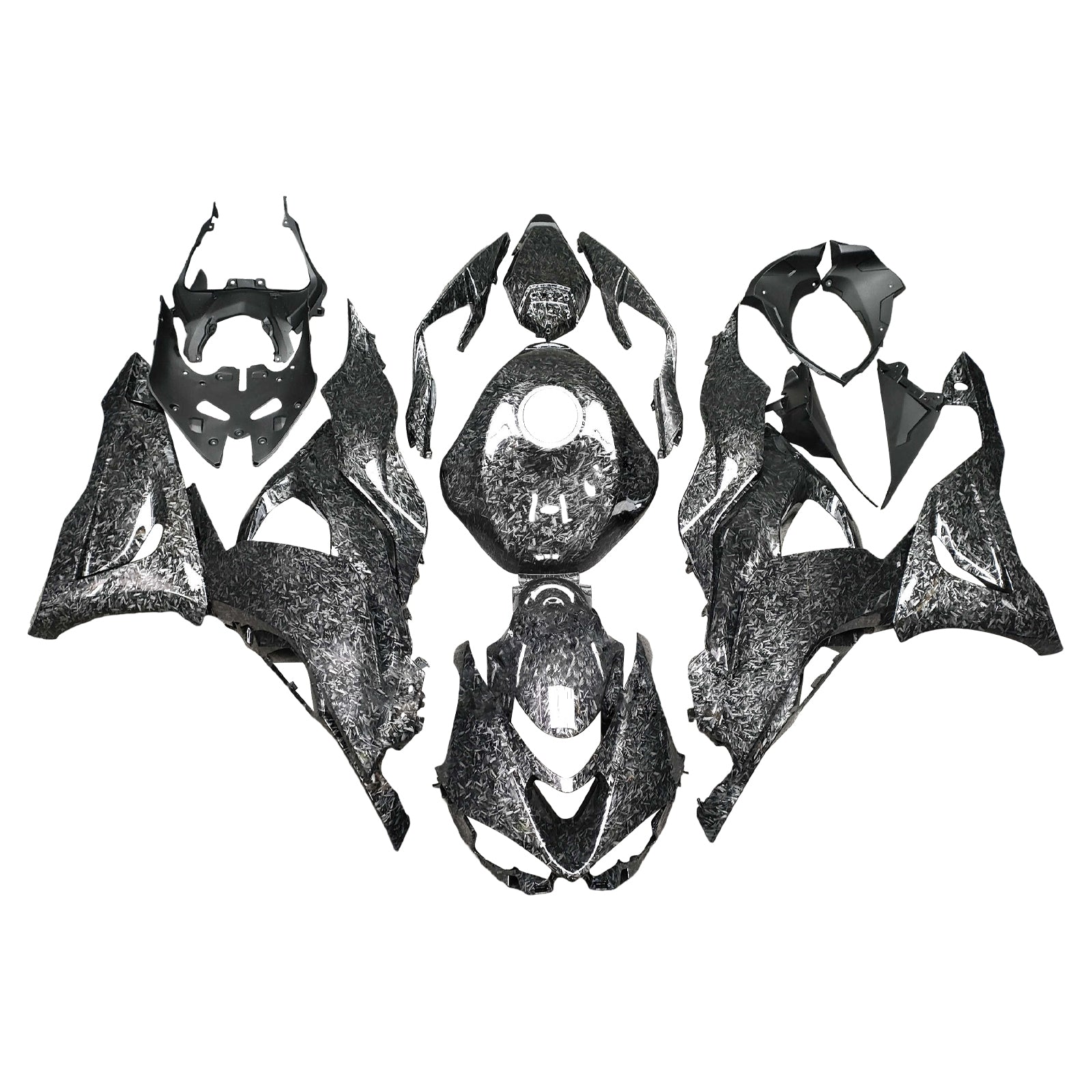 Injectiekuipset carrosserie kunststof ABS geschikt voor Kawasaki ZX-6R 2024-2025