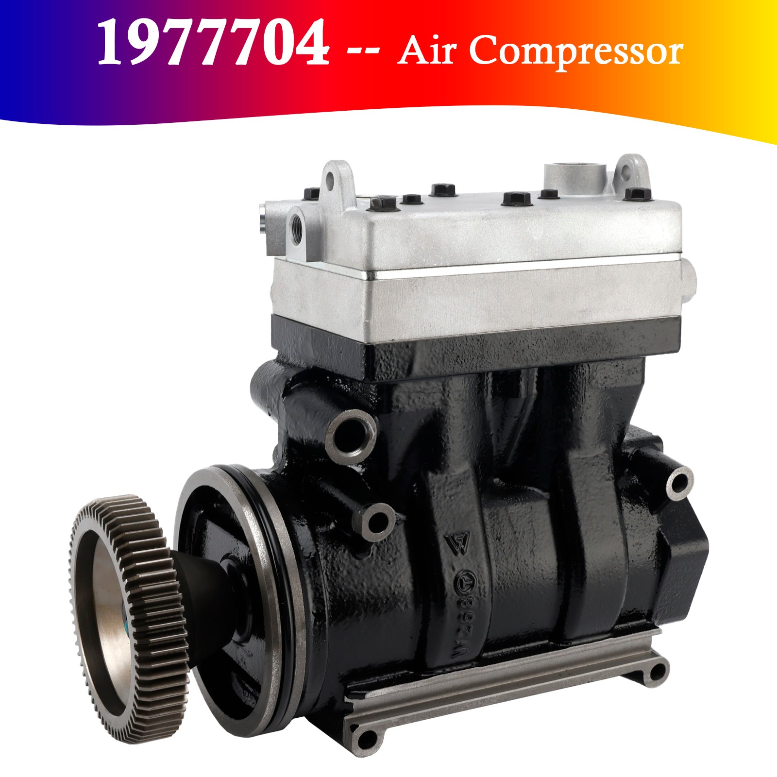 Paccar / CF75 NEW MODEL Air Compressor 1977704 1977704PRX 9125181000 1805490 1805393