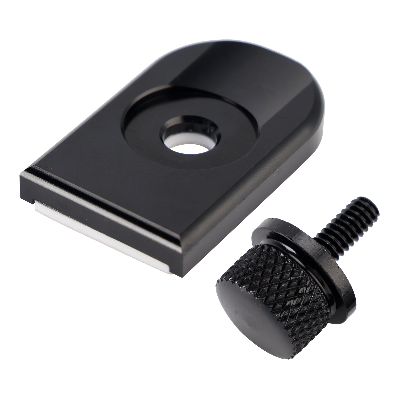1/4"-20 Black Seat Bolt Screw Plate Release Kit For Touring Softail Dyna 96-23
