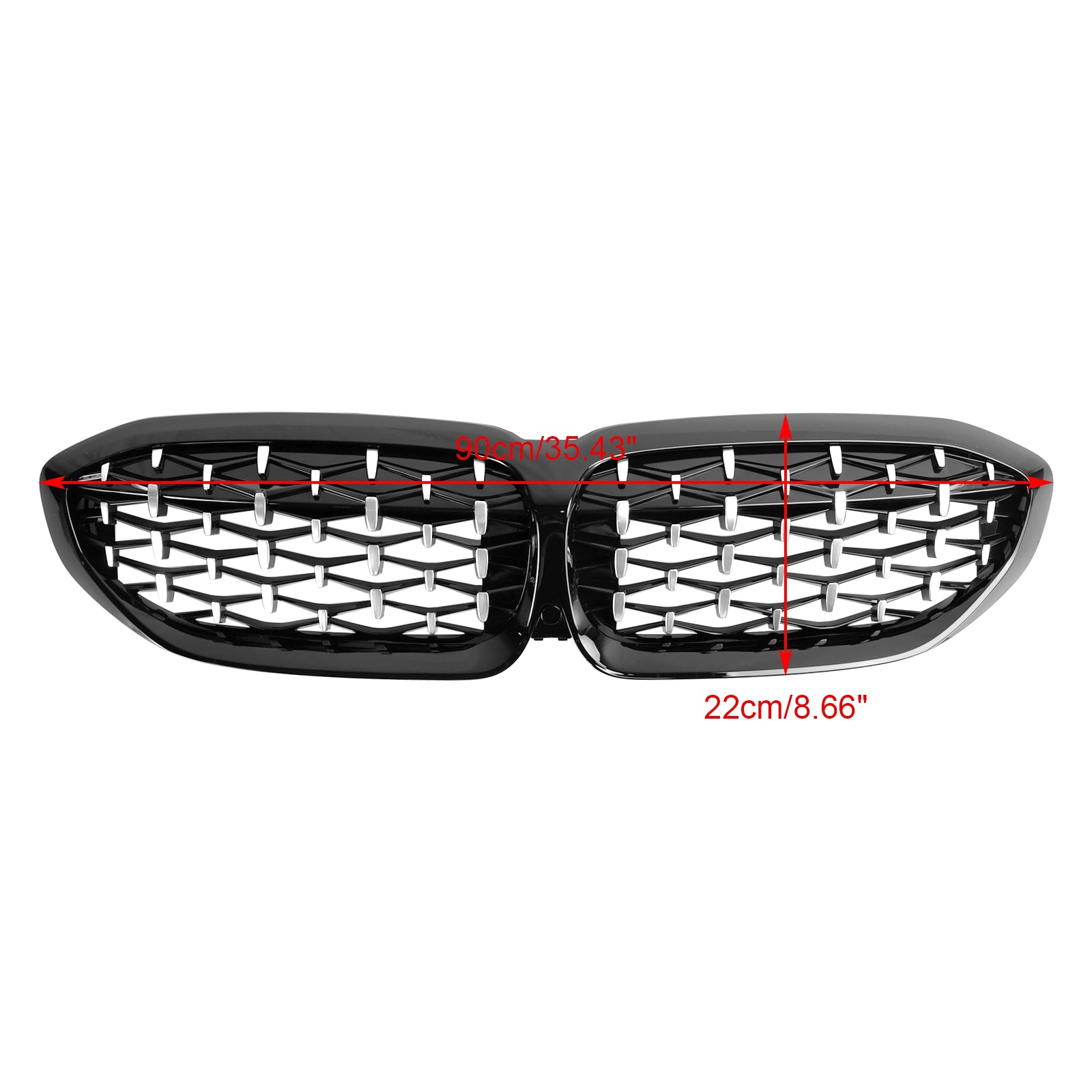 Grille de calandre en diamant 51138072085 pour BMW série 3 G20 2019 – 2022