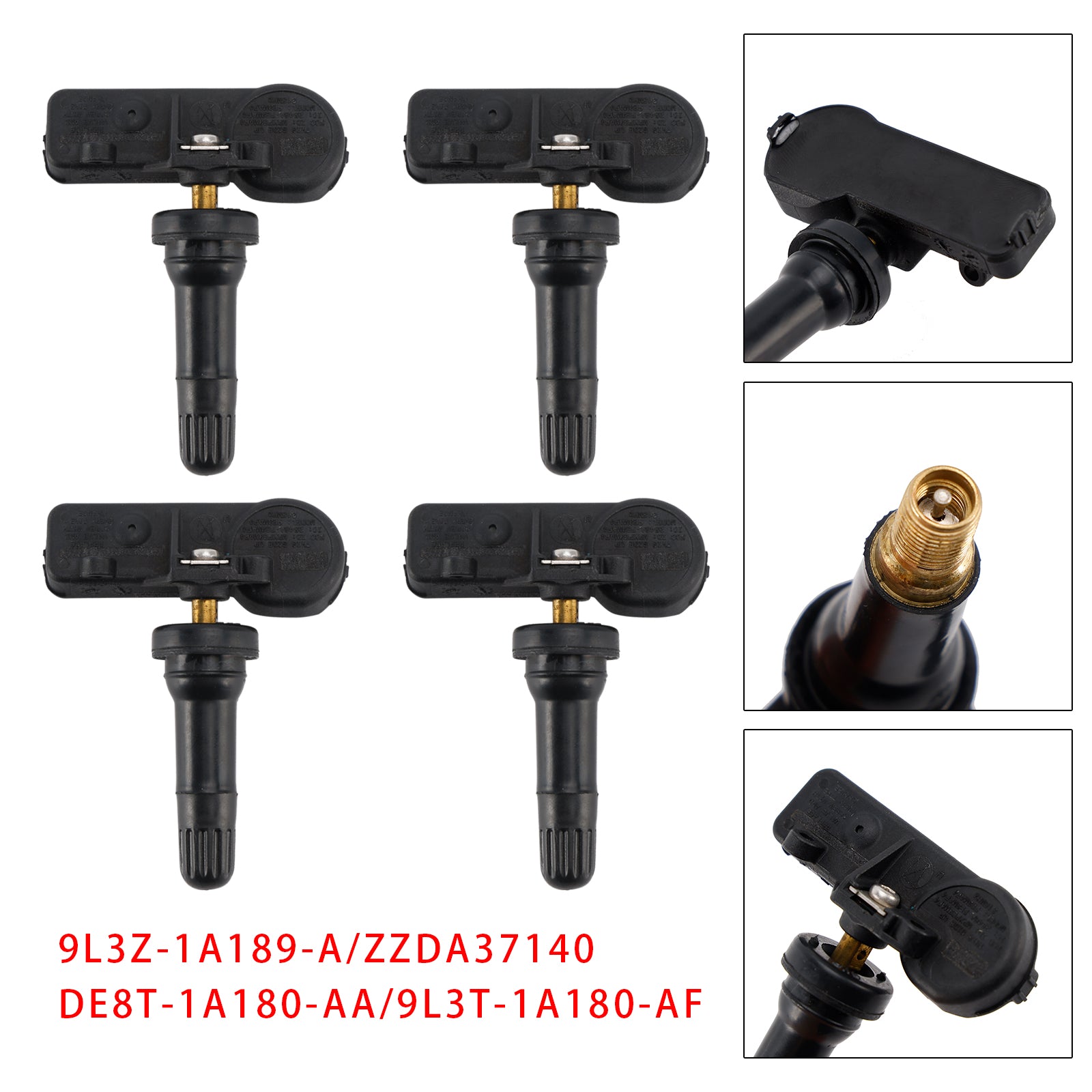 4x senzor tlaku TPMS pre Ford Focus Fiesta C-Max Transit DE8T1A180AA