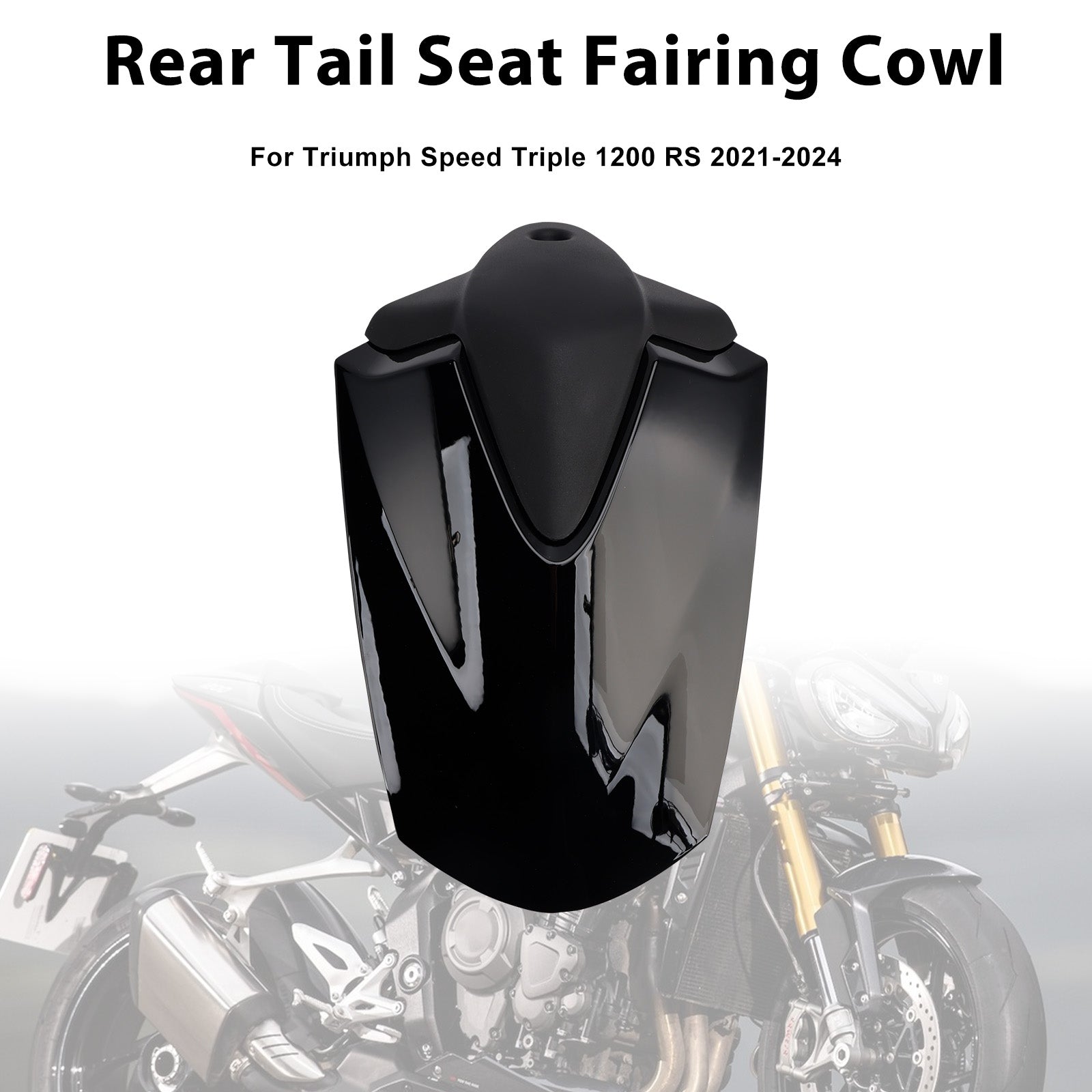 Couvercle de carénage de siège arrière pour Speed ​​Triple 2021 RS 2024 – 1200