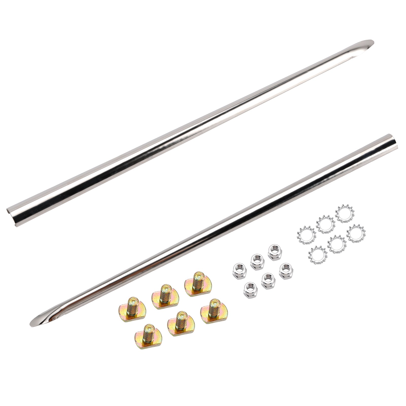 Garniture de lances de garde-boue avant adaptée pour Touring Road King 1982-23 Softail 86-17