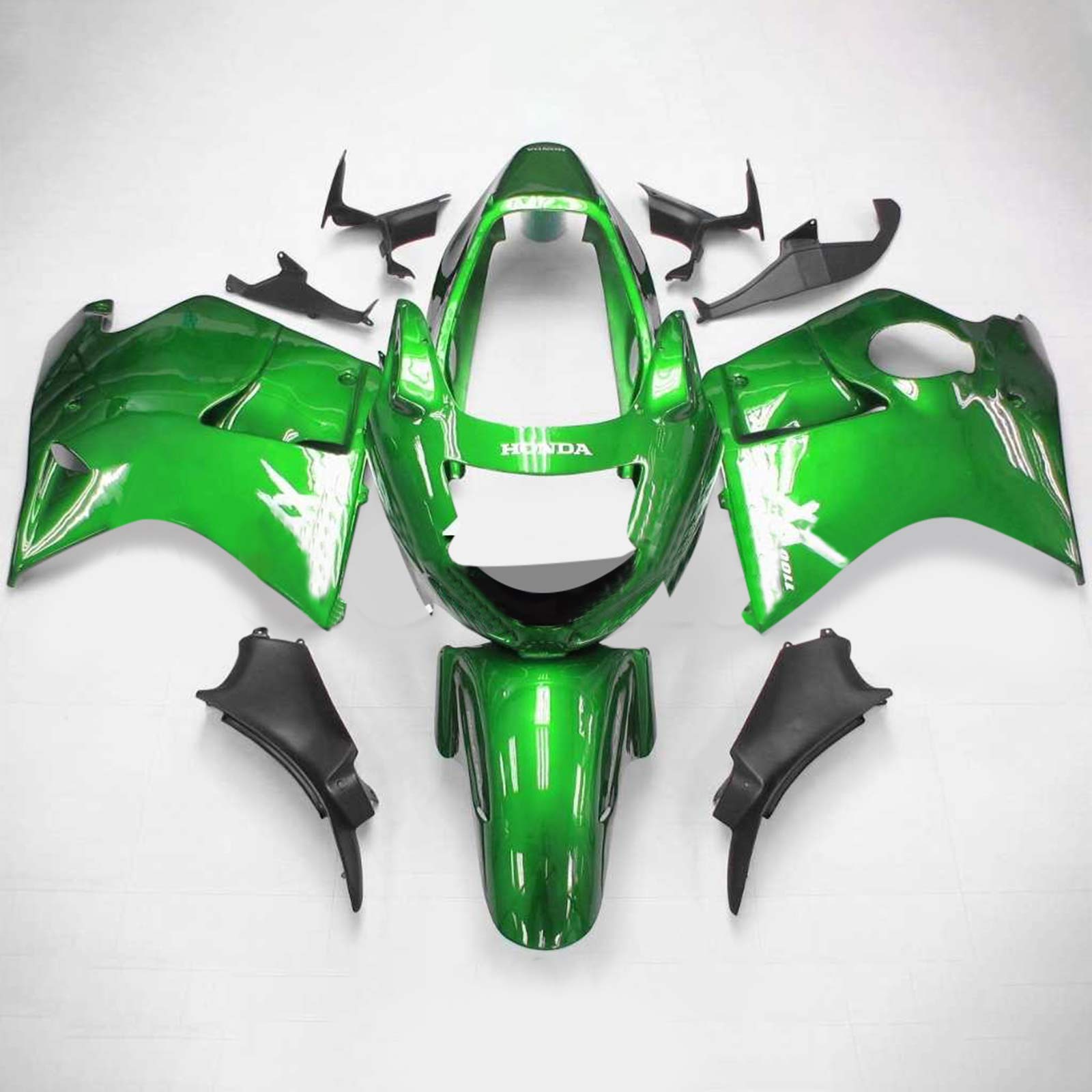 1996-2007 Honda CBR1100xx Superbirdbird Amotopart Injection Kit de carénage Bodywork ABS # 112