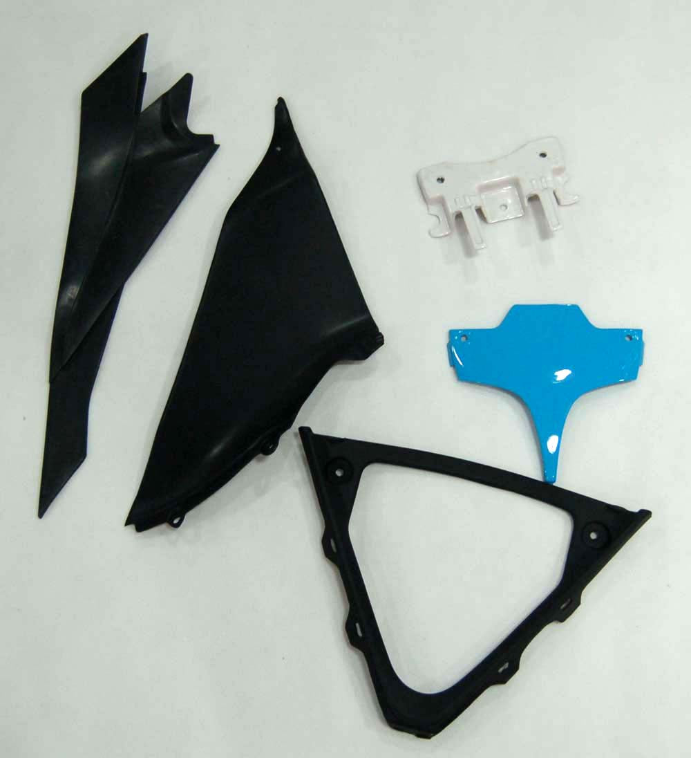 2008-2010 GSXR 600/750 Blue Rizla Bodywork Fairing ABS Injection Molded Plastics Set Generic