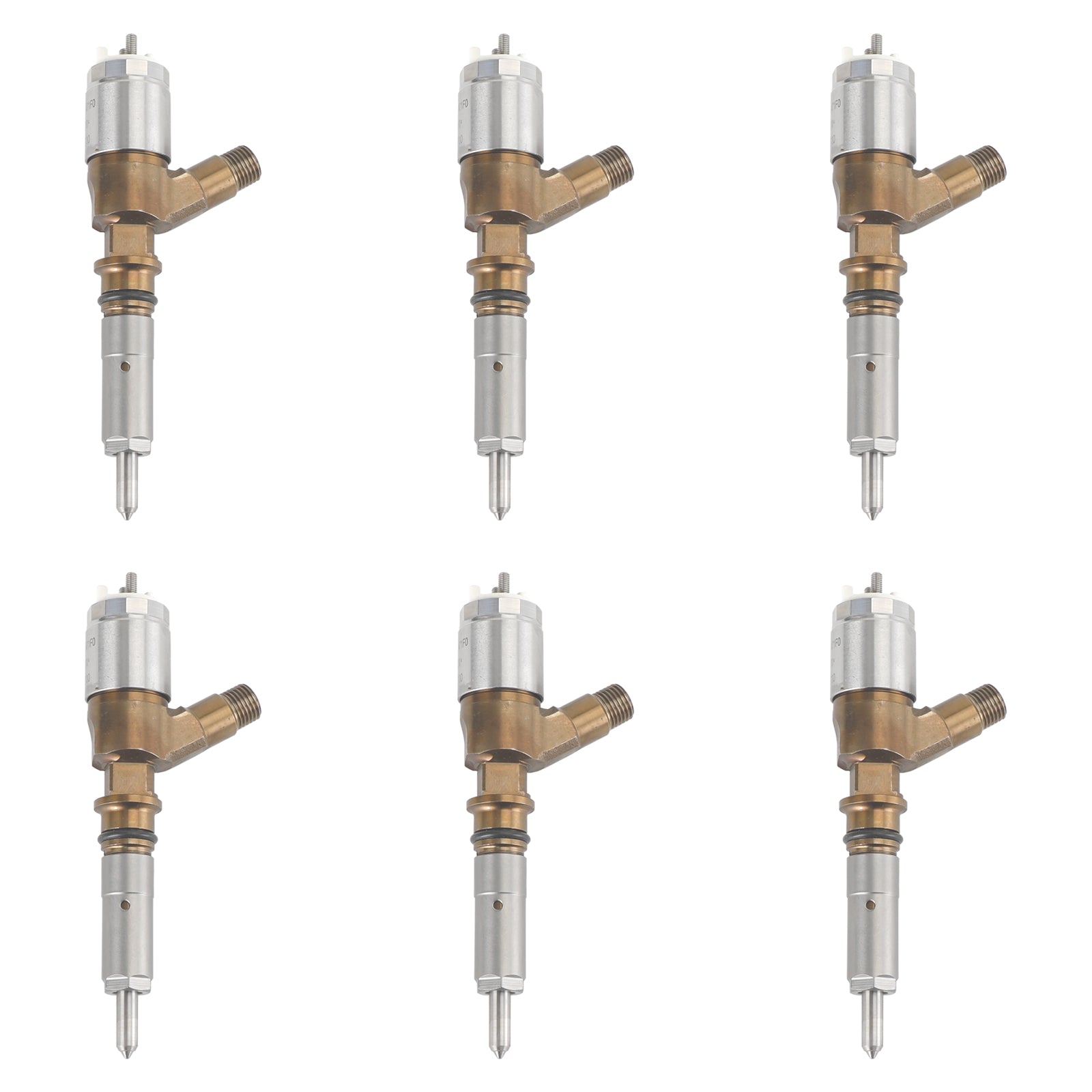 Injecteurs de carburant 3264700 adaptés à Caterpillar C6 C6.4, pour pelle CAT 320D, 6 pièces