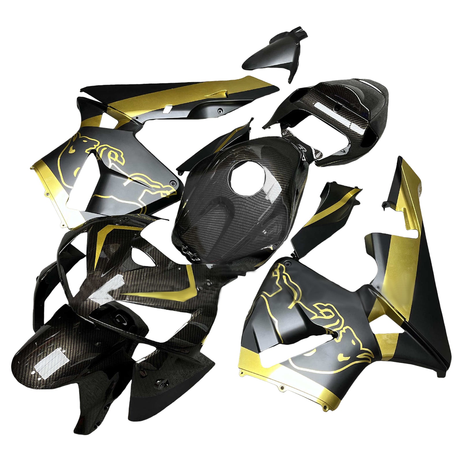 Injektionsmässa Kit Bodywork Plastic ABS för Honda CBR600RR 2005-2006 F5