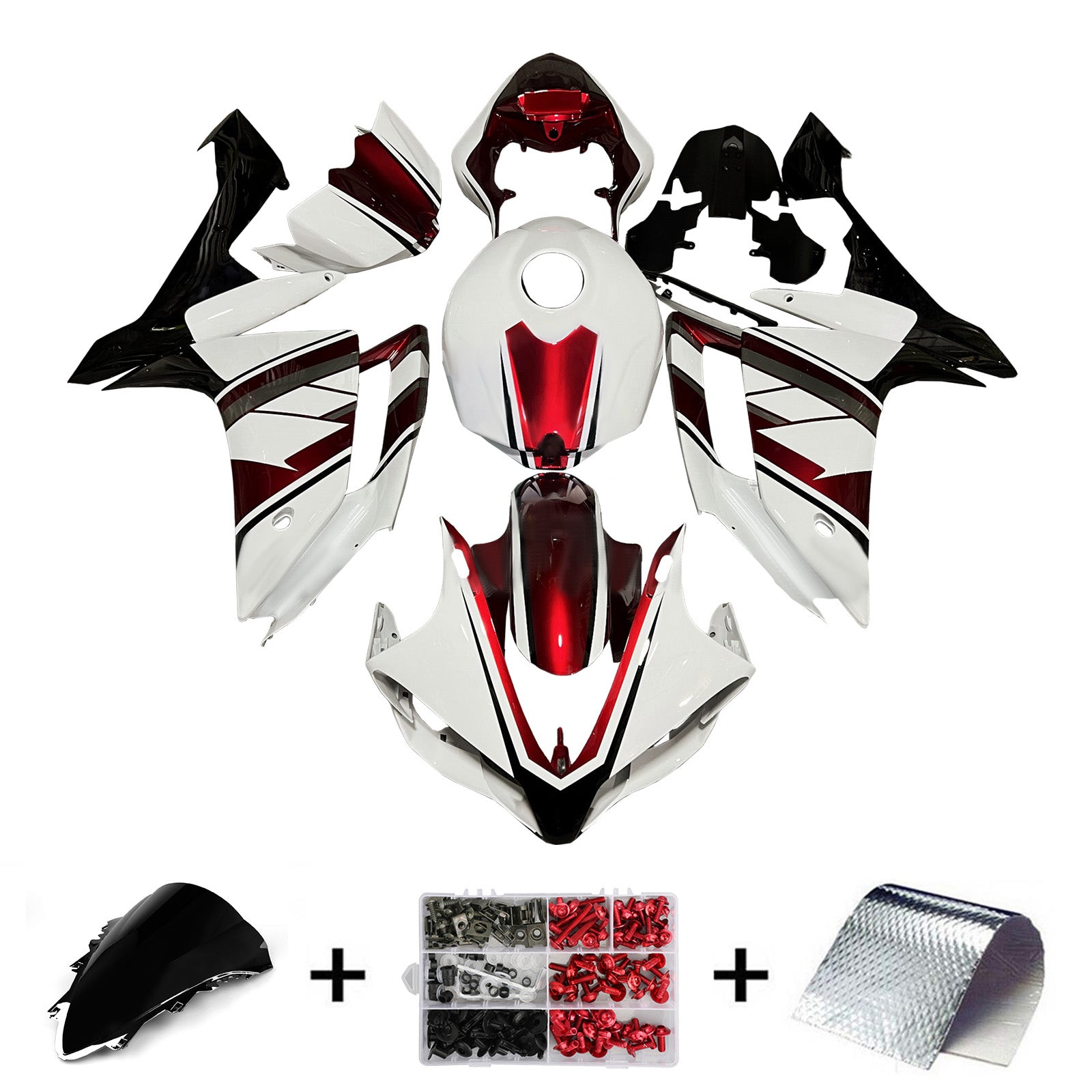 Injection Fairing Kit Bodywork Plastic ABS For Yamaha YZFR1 YZF-R1 2007-2008