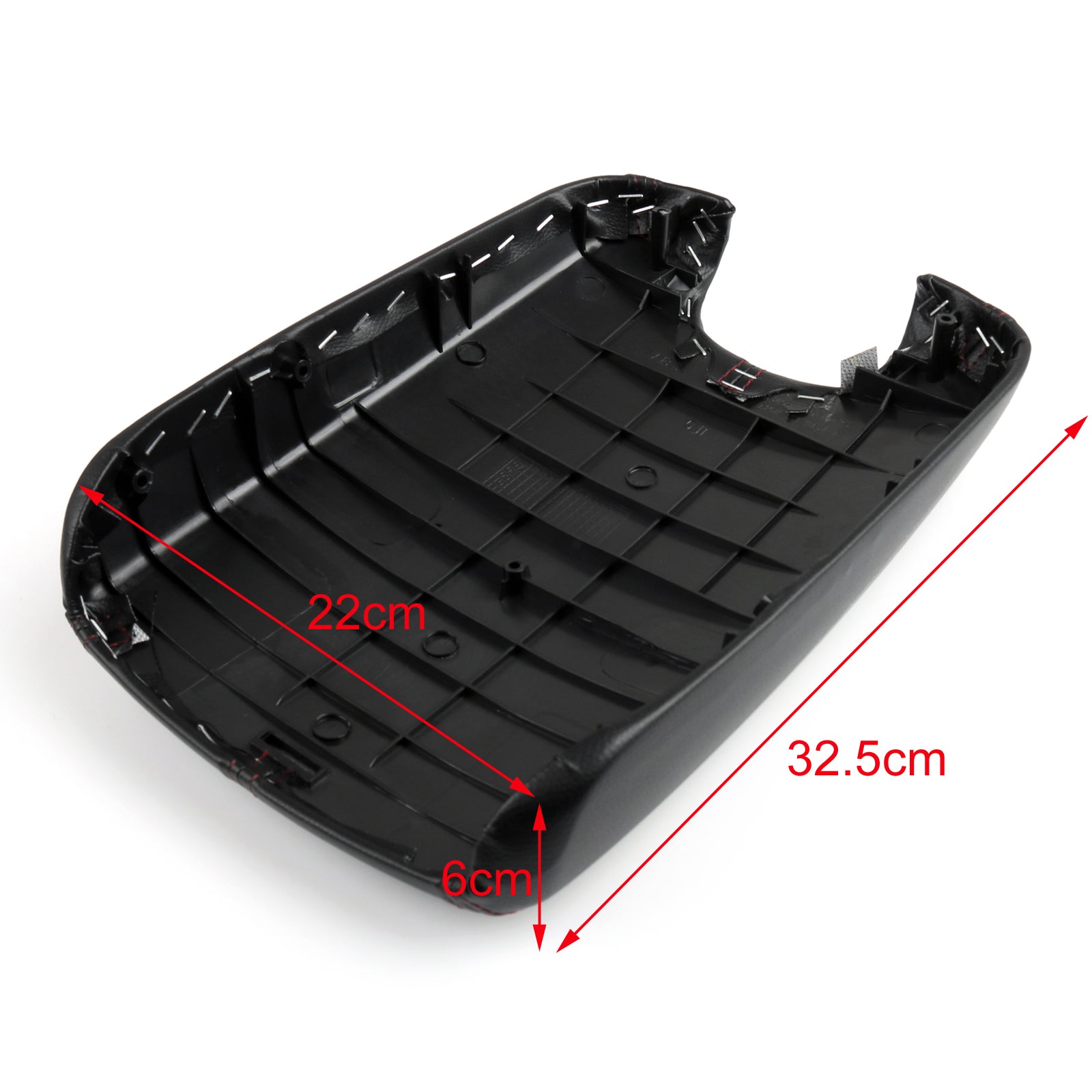 2008-2012 Honda Accord Leather Center Console Armrest Lid Cover Black