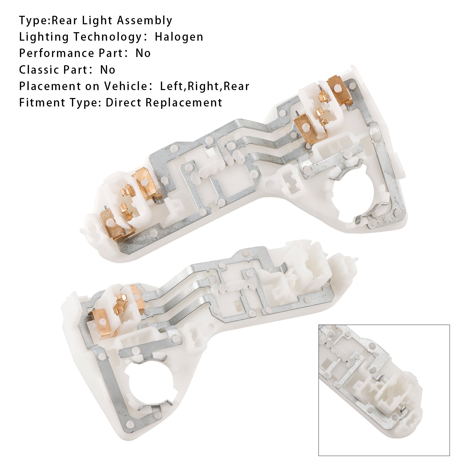 2013-2017 VW Golf 2pcs Vnútorné nosiči žiarovky N/S RHD 5G0945259A/60A