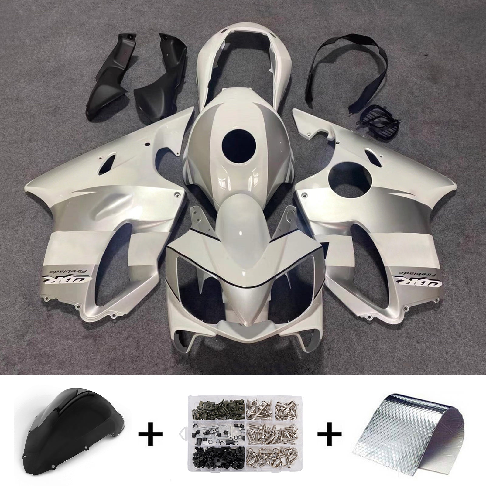 Injection Fairing Kit Bodywork Plastic ABS For Honda CBR600 F4i 2004-2007