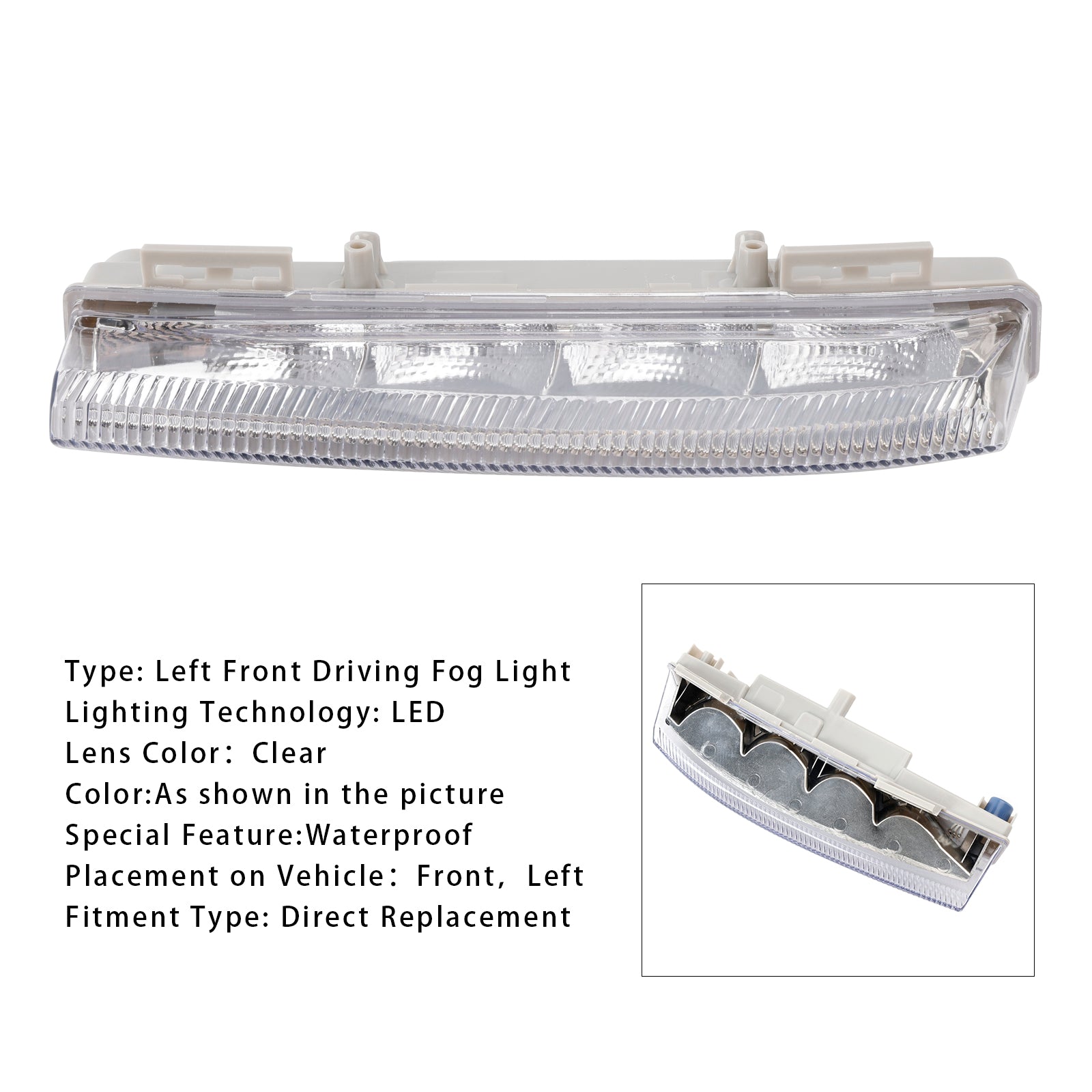 LED-dagrijverlichting links voor Mercedes-Benz W204 S204 W212 2007-2014