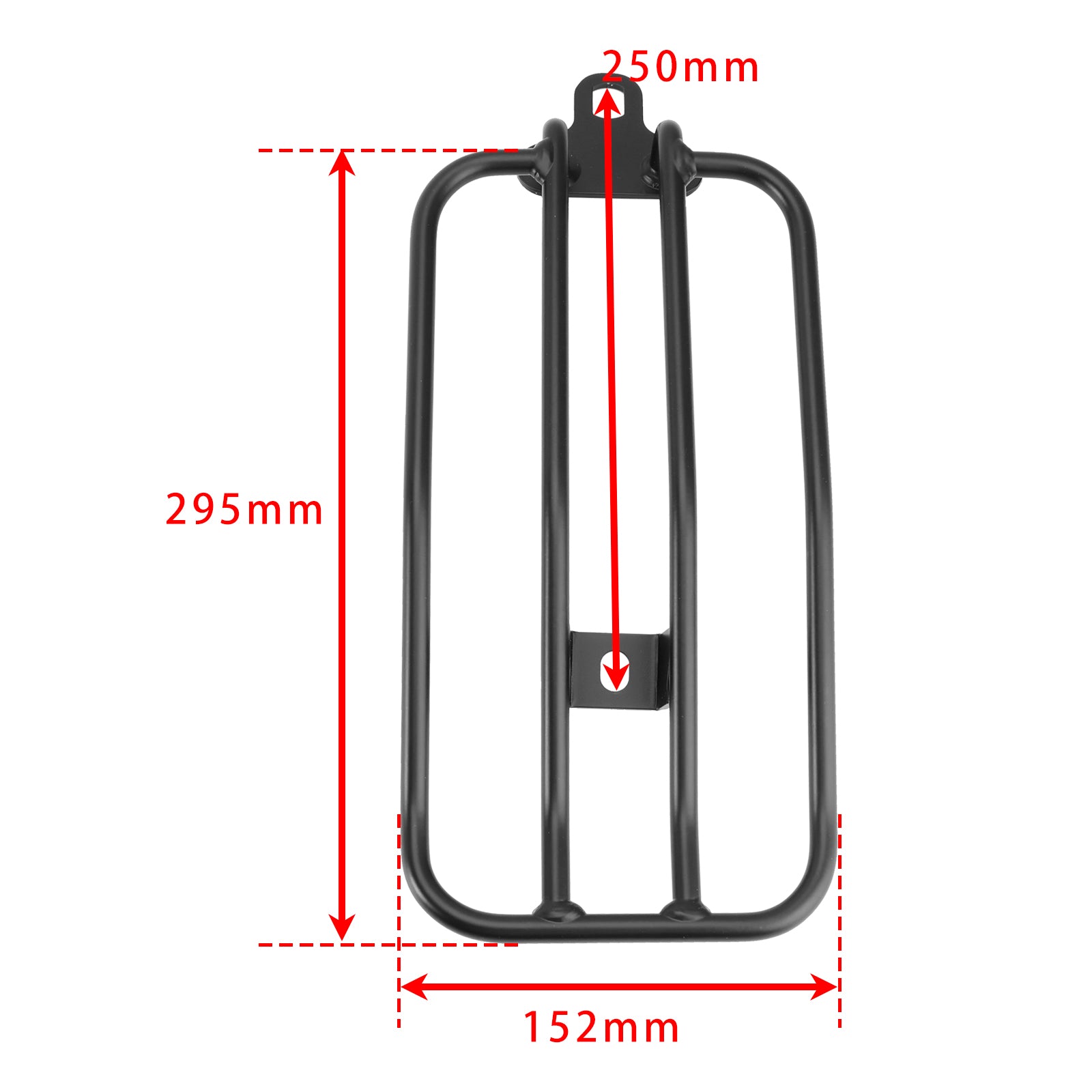 2024-2025 Kawasaki Eliminator 500 Black Back Bagage Carrier Solorack