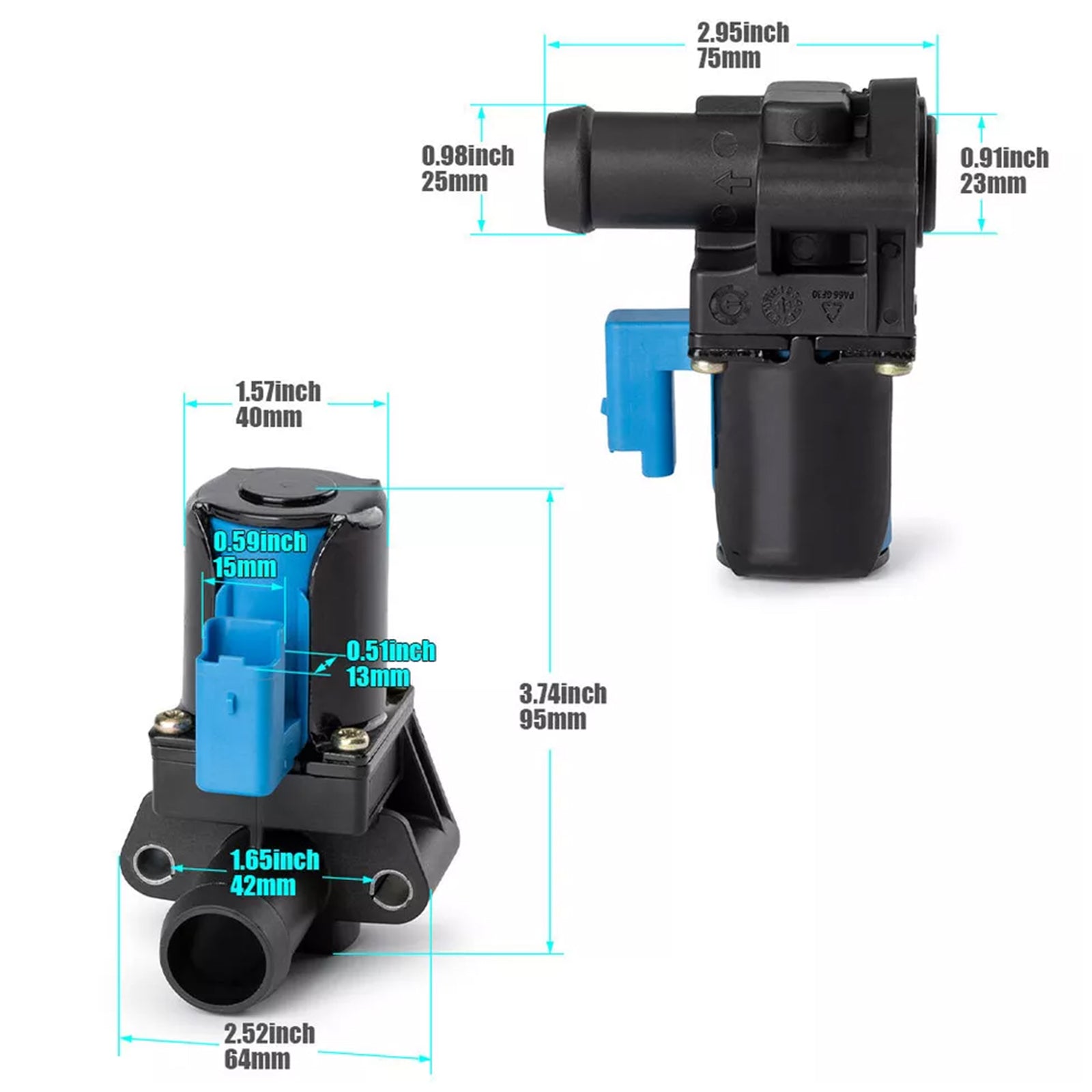 Chladivo solenoidového motora Ovládacieho ventilu BM5Z-18495-C pre Ford 13-16