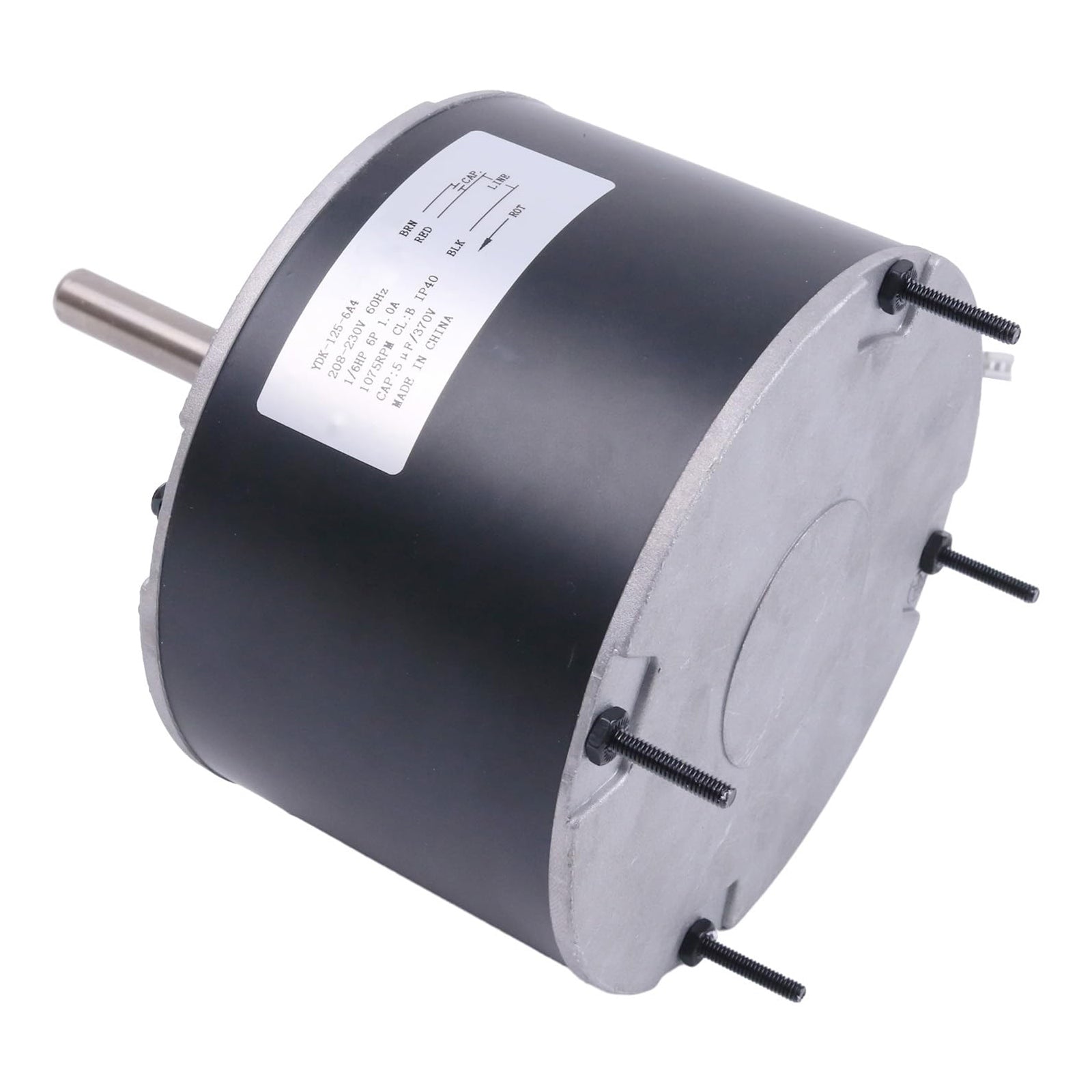 Condensorventilatormotor 5KCP29ECA033S Voor GE Genteq 1/6 HP 208-230 Volt 1075 RPM